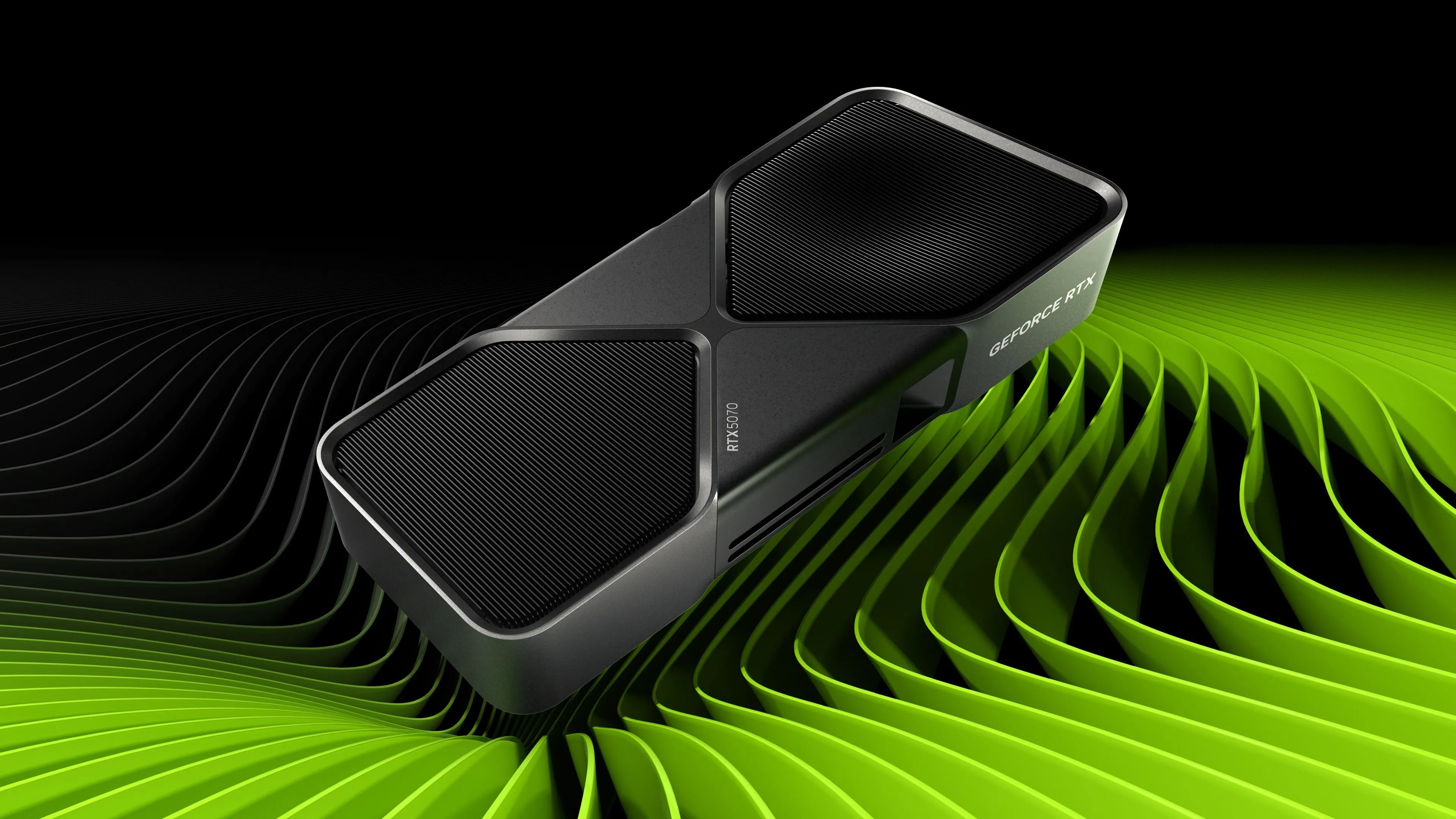 Hình ảnh render của chip đồ họa Nvidia RTX 5070