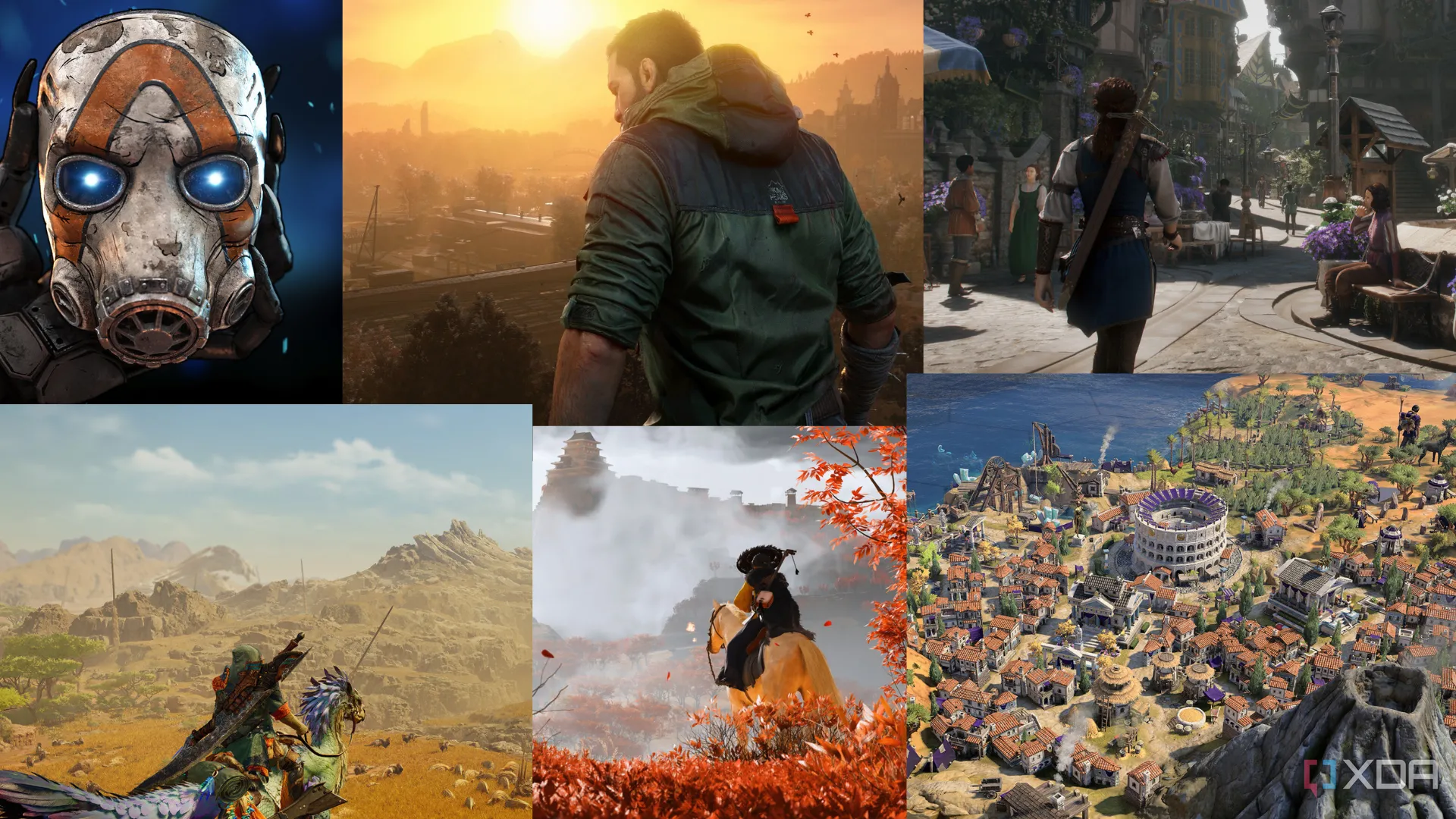 Hình ảnh tổng hợp các tựa game dự kiến ra mắt trong năm 2025, cho thấy xu hướng các game AAA mới sẽ tối ưu hóa cho công nghệ Resizable BAR để đạt hiệu suất tốt nhất.