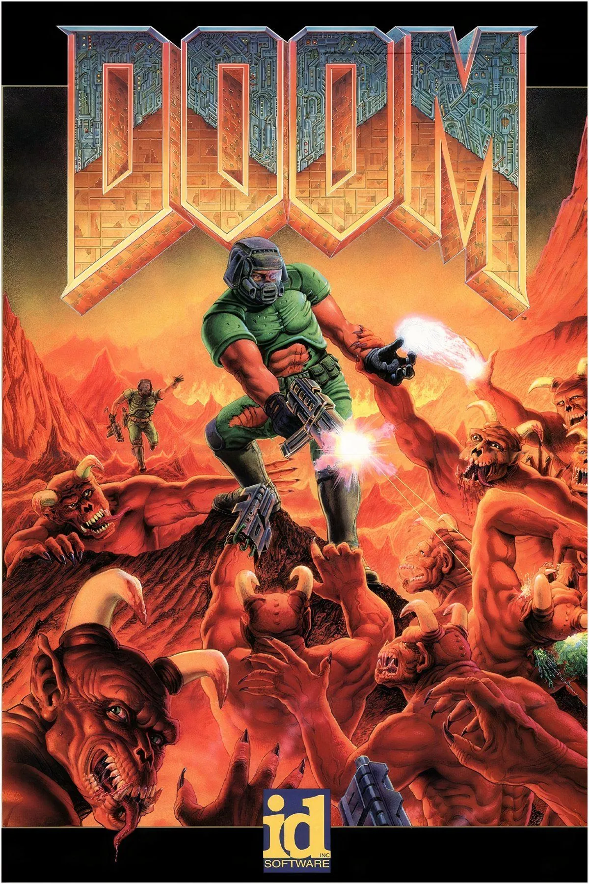 Hộp game Doom phiên bản Long Box trên PS1, một trong những phiên bản game hiếm và được săn lùng nhất.