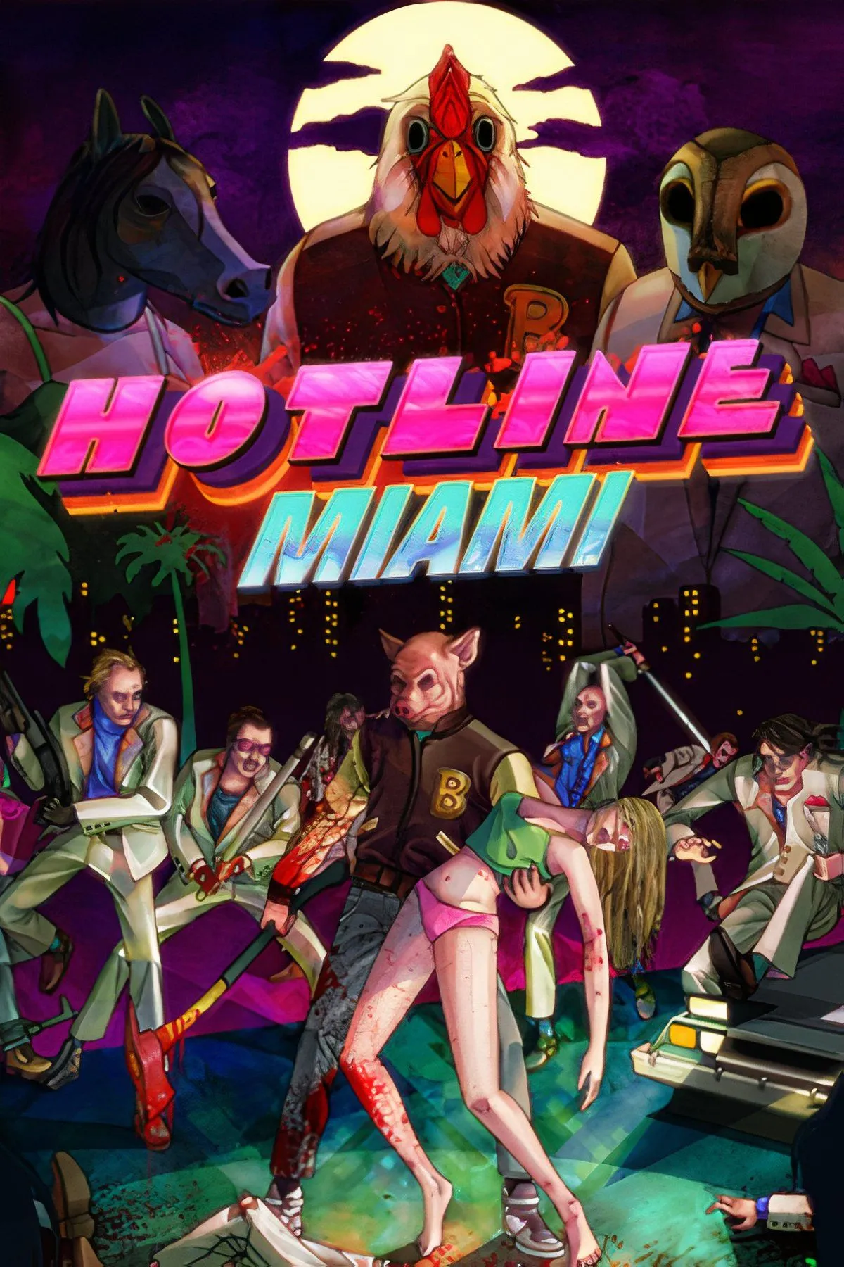 Hotline Miami - Game hành động top-down góc nhìn từ trên xuống đầy bạo lực