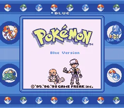 Huấn luyện viên cùng Pokémon trong một trận đấu trong game Blue