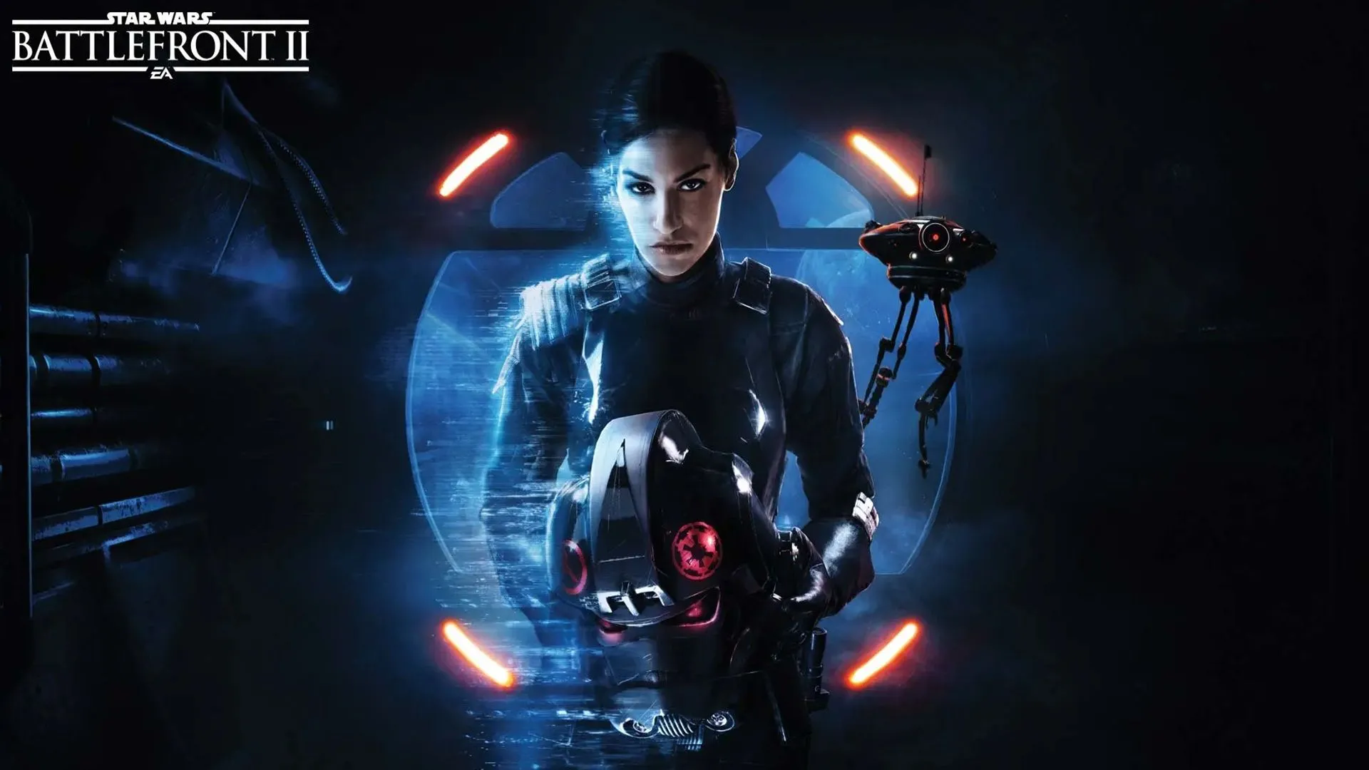Iden Versio, một nhân vật nữ trong Star Wars Battlefront II (EA).