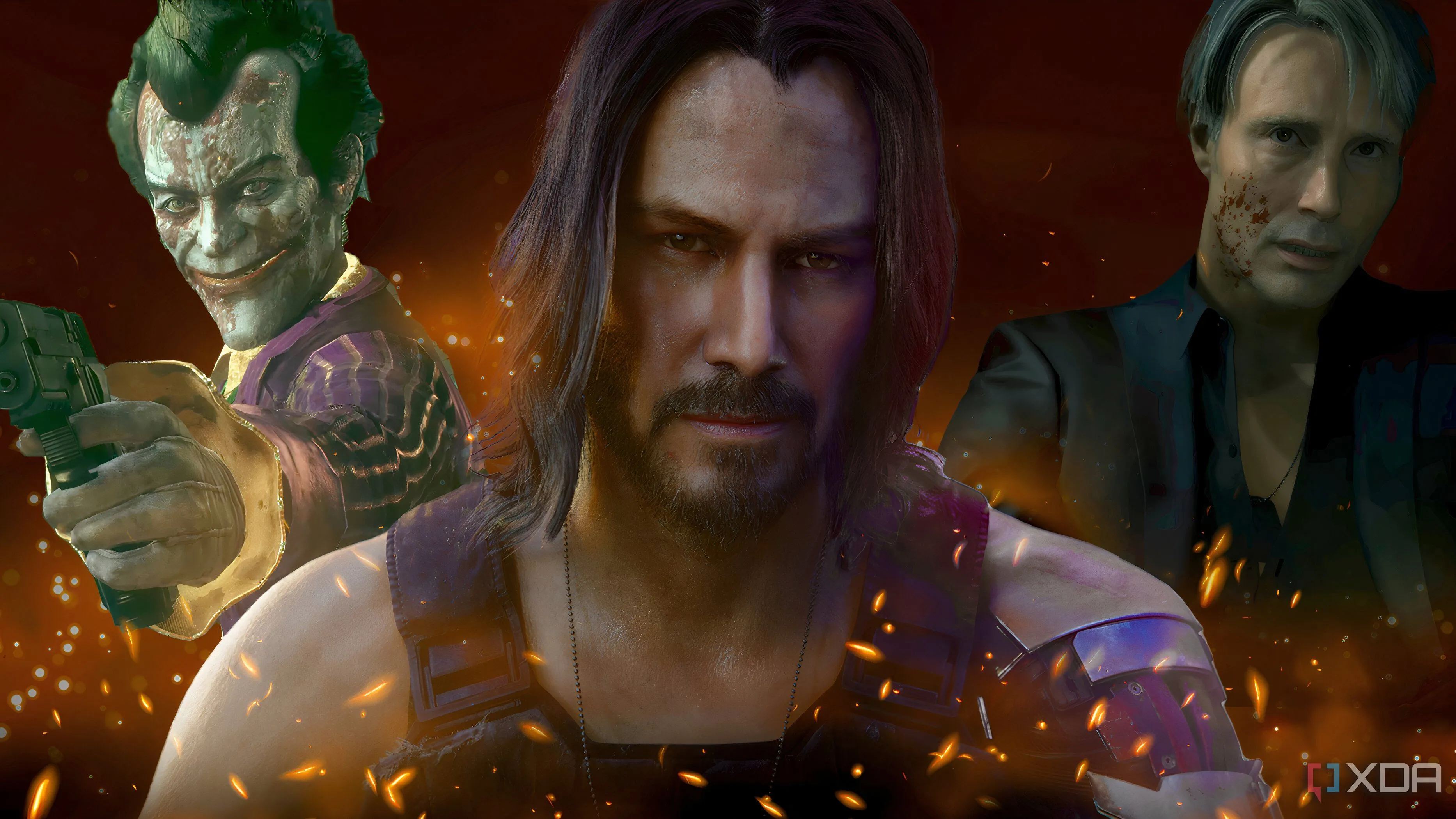 Joker trong Batman Arkham Knight cùng các nhân vật game với diễn xuất đỉnh cao