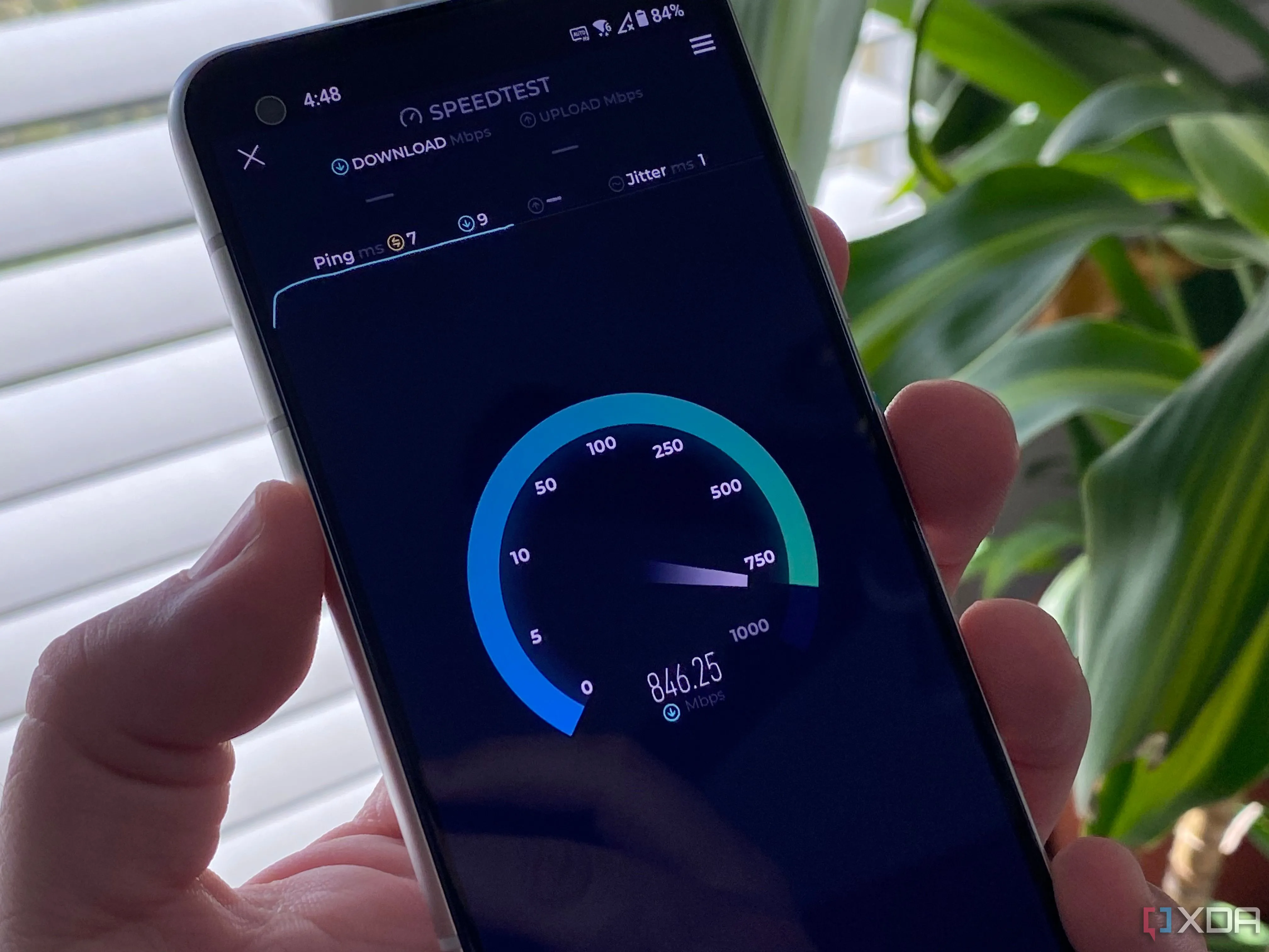 Kiểm tra tốc độ internet trên điện thoại Samsung Galaxy, minh họa hiệu suất kết nối