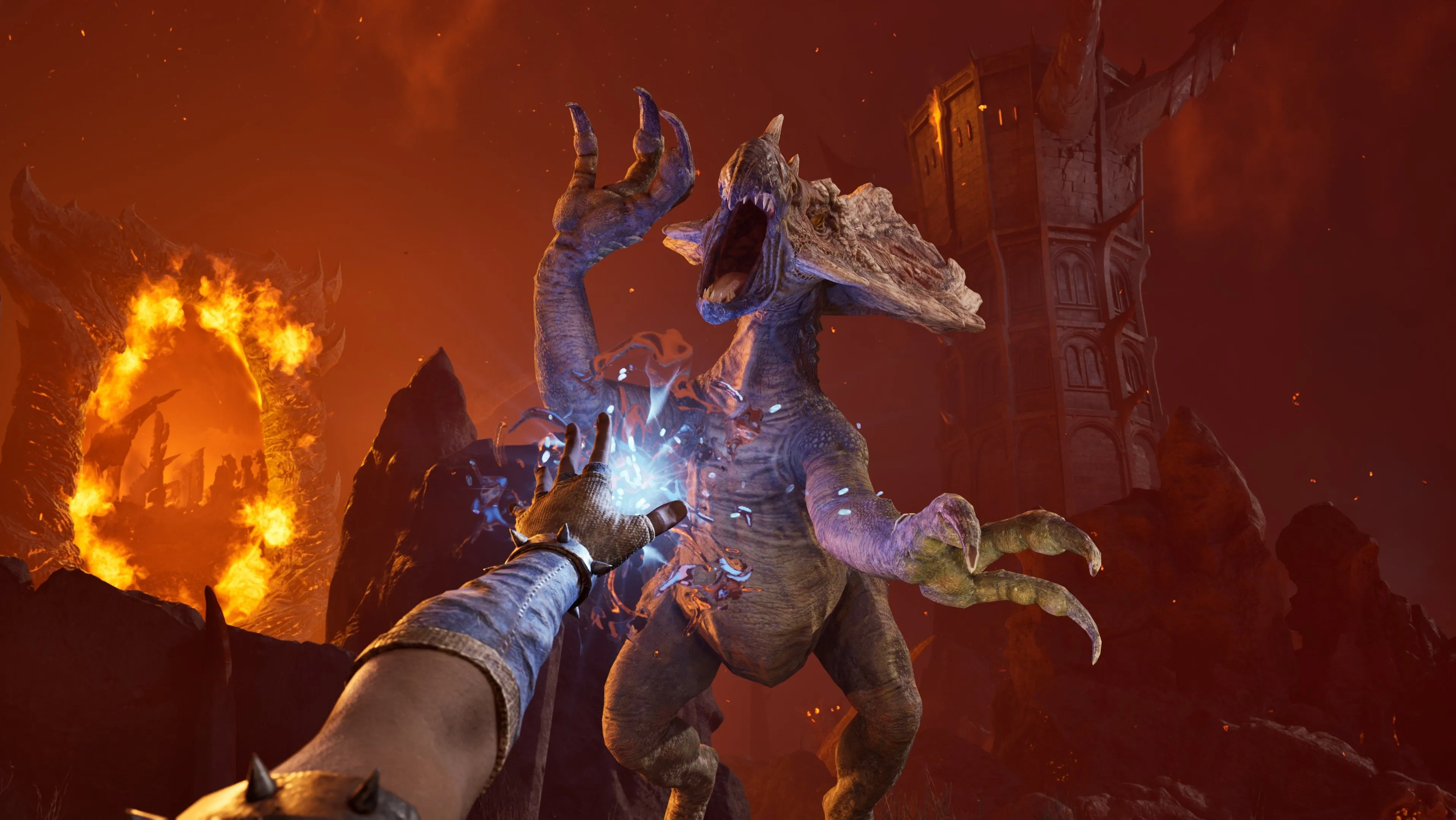 Kiến trúc và môi trường đô thị trong Oblivion Remastered, hiển thị chi tiết
