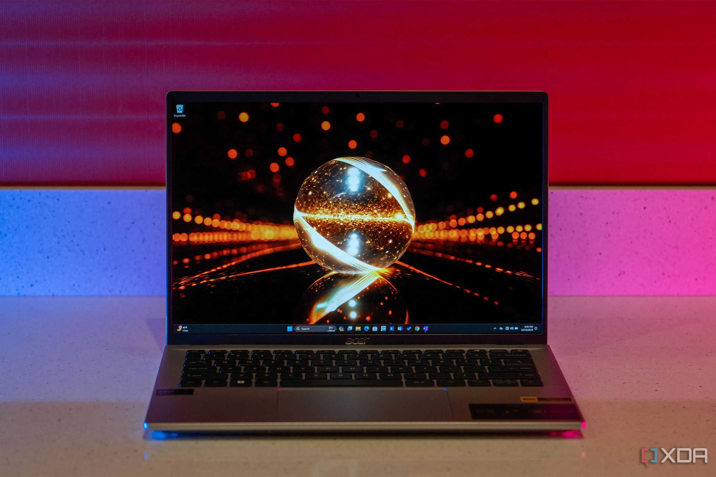 laptop acer swift go 14 với chip ai tích hợp