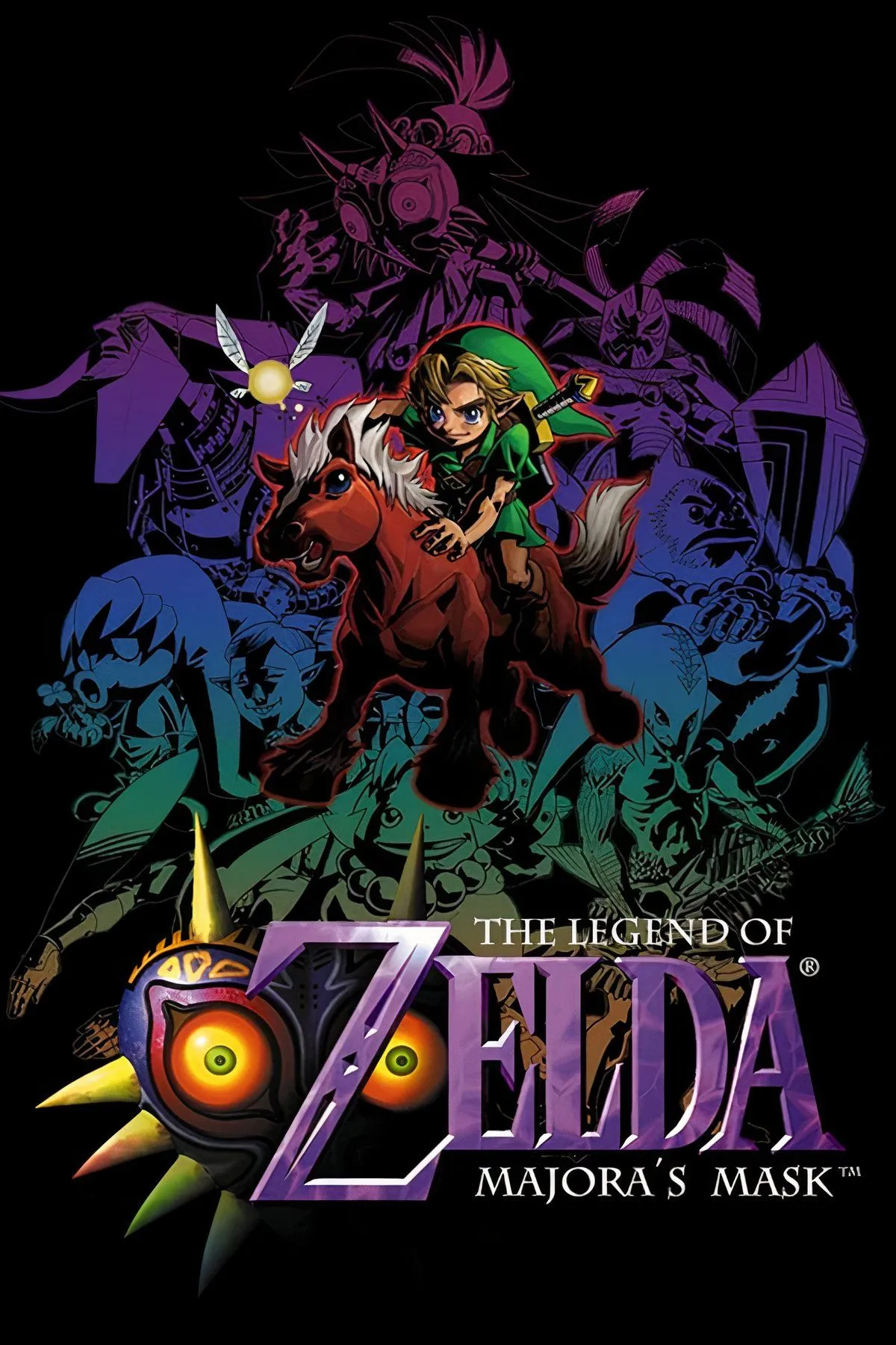Link với mặt nạ Majora trong The Legend of Zelda: Majora's Mask, game ra đời từ tài nguyên DLC