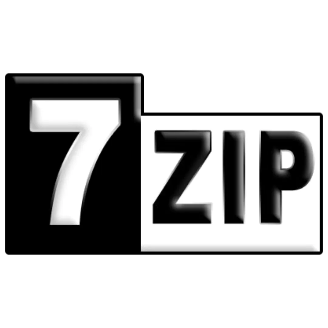 Logo 7-Zip, biểu tượng của phần mềm nén và giải nén file mã nguồn mở và miễn phí.