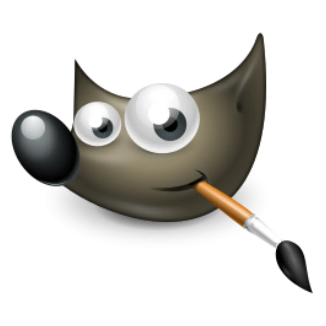 Logo của chương trình chỉnh sửa ảnh GNU (GIMP), biểu tượng chú linh vật Wilber