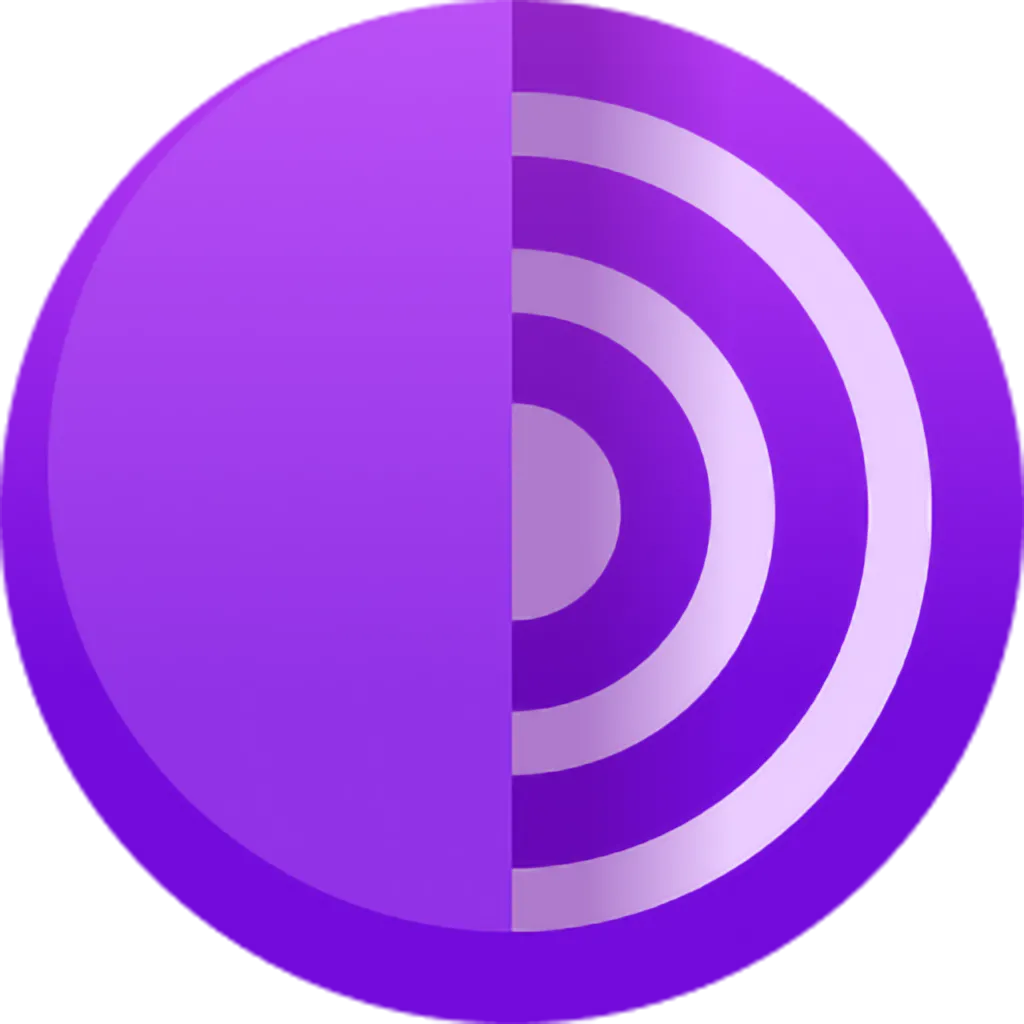 Logo của Tor Browser, biểu tượng cho trình duyệt ẩn danh và truy cập mạng Tor