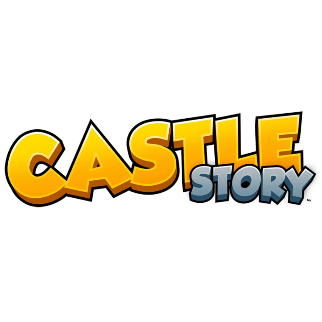 Logo game Castle Story, kết hợp yếu tố xây dựng và chiến thuật thời gian thực