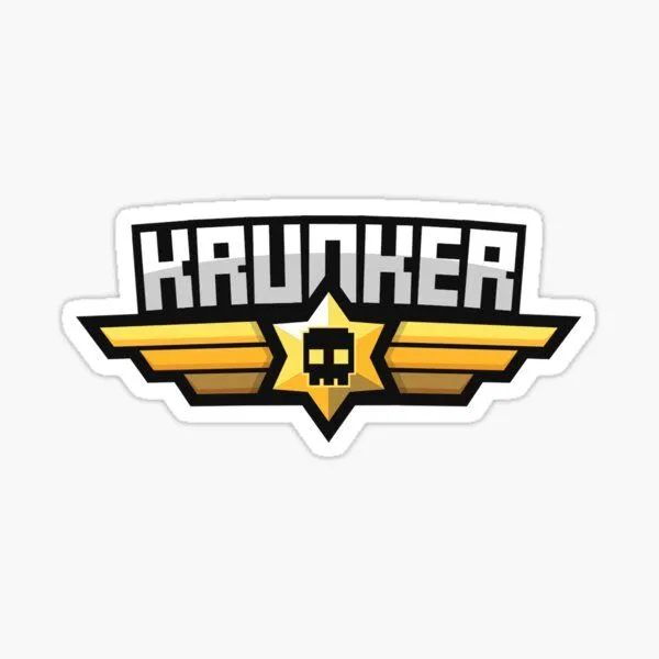 Logo game Krunker với phong cách đồ họa pixel