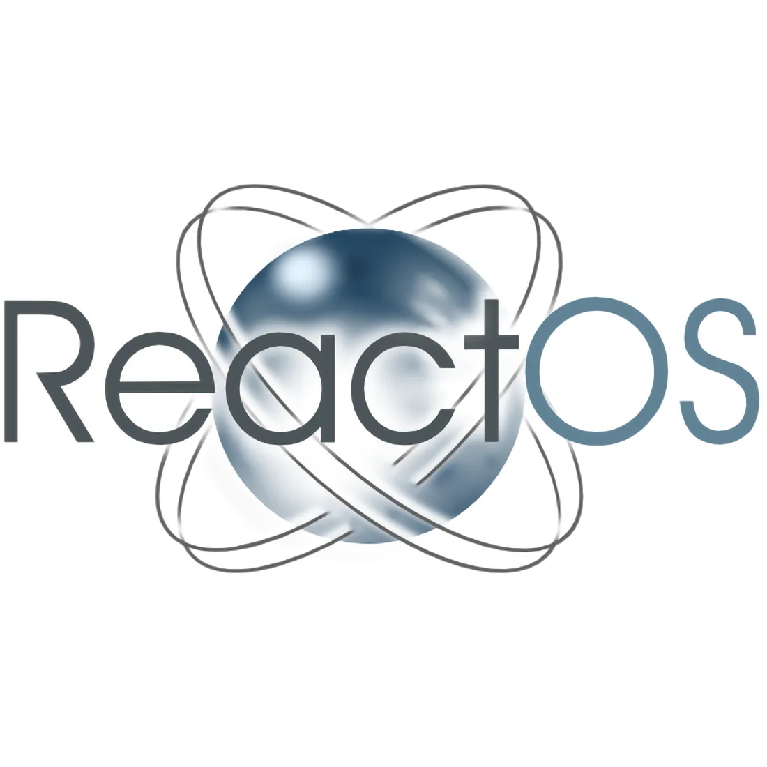 Logo ReactOS với thiết kế tối giản, gợi nhớ logo Windows