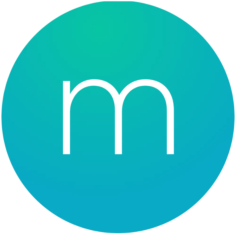 Logo tiện ích mở rộng Momentum trên trình duyệt, nổi bật với thiết kế tối giản và hiện đại.