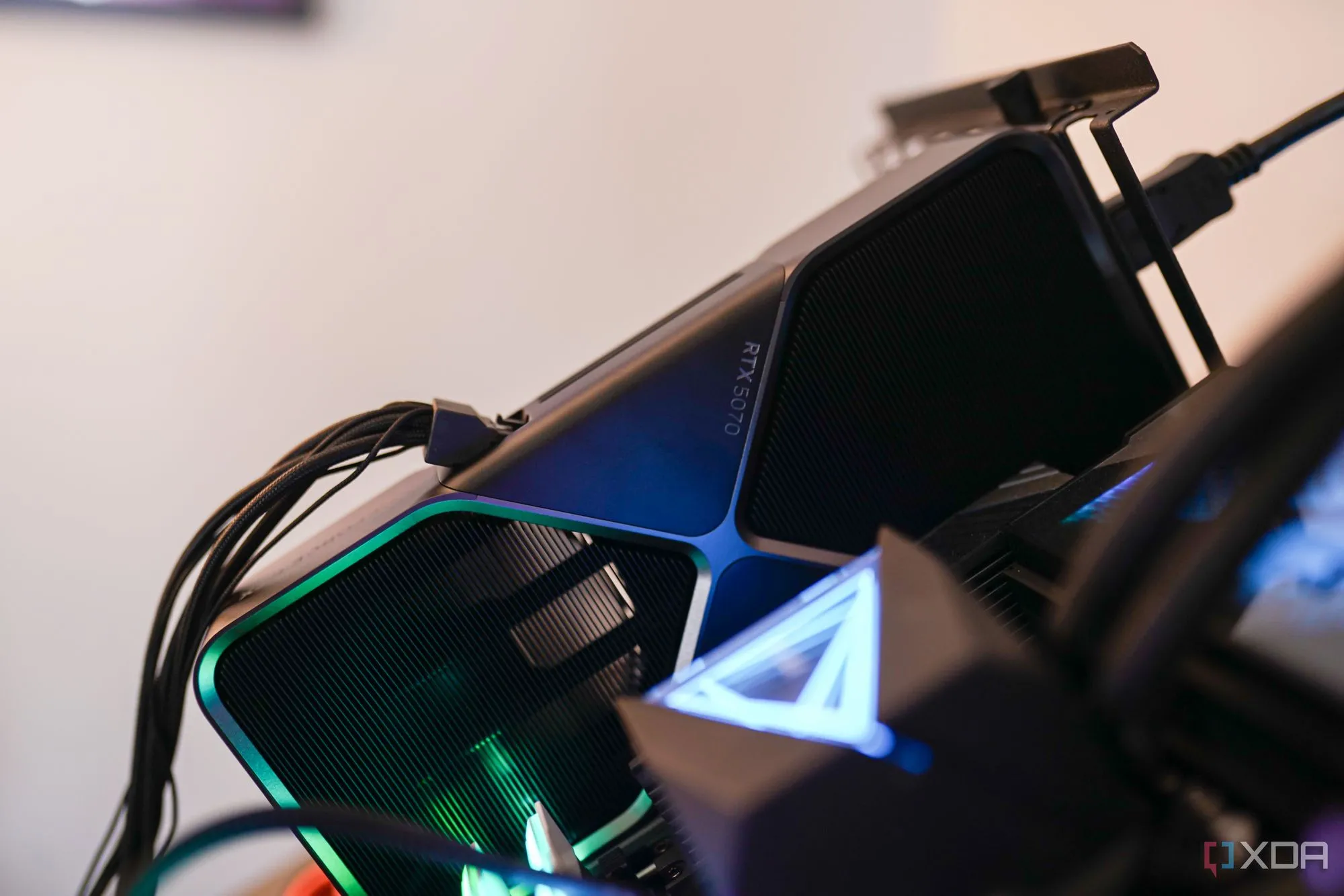 Logo trên card đồ họa Nvidia GeForce RTX 5070