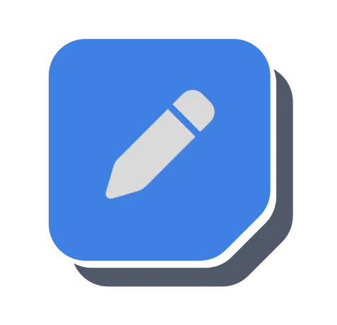 Logo ứng dụng ghi chú Many Notes với thiết kế tối giản