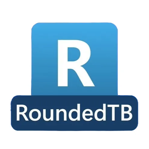 Logo ứng dụng RoundedTB, giúp bo tròn góc thanh Taskbar trên Windows 11