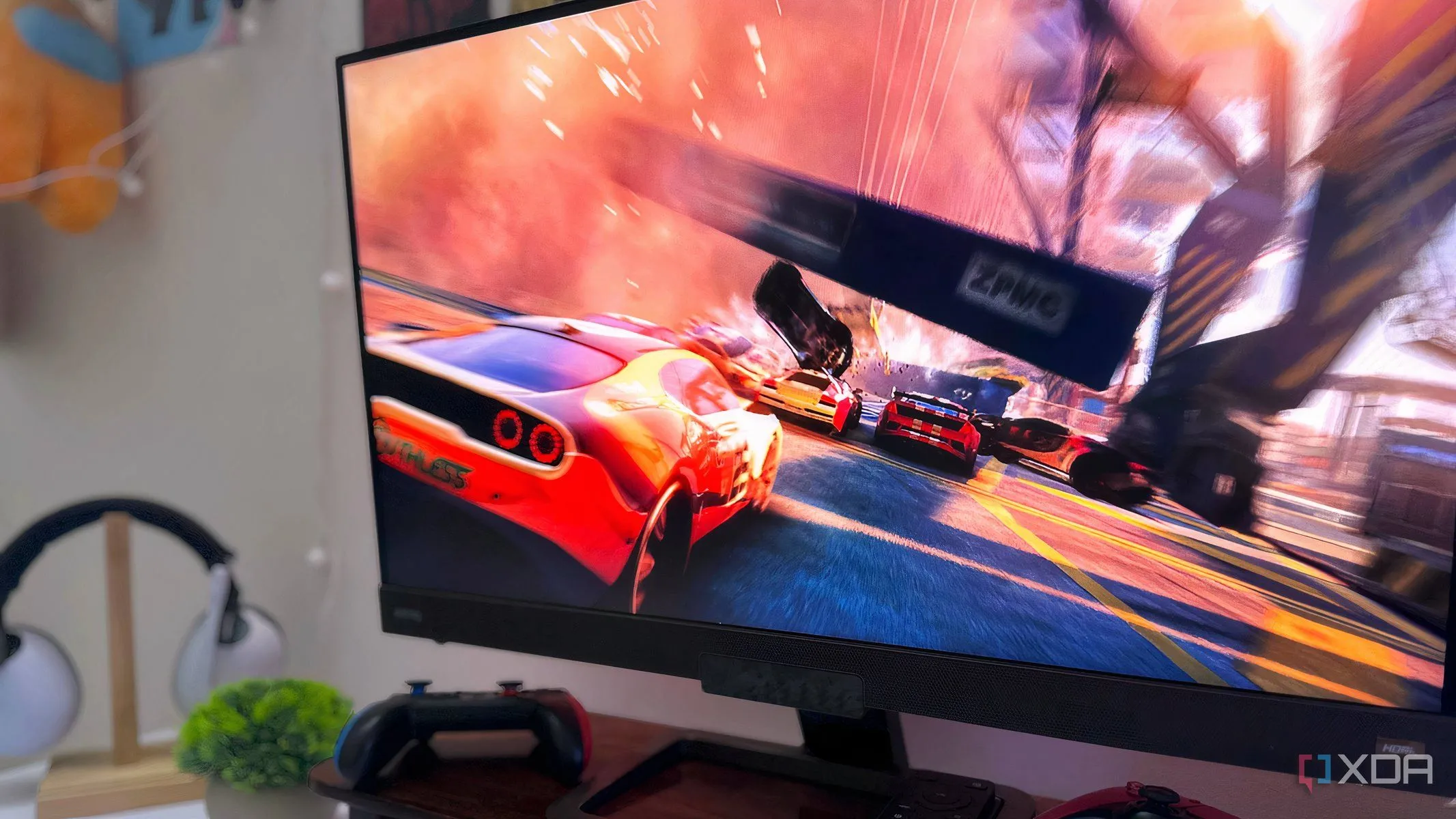 Màn hình chơi game đua xe, minh họa cho các studio game xuất sắc nhưng đã đóng cửa