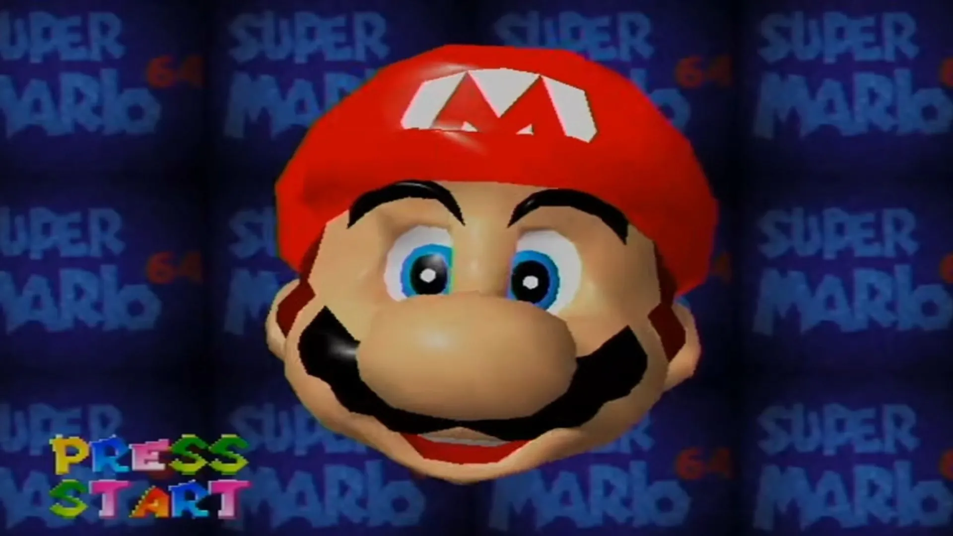 Màn hình khởi động game Super Mario 64, một trong những tựa game có ảnh hưởng lớn nhất mọi thời đại, tương tự Wolfenstein 3D