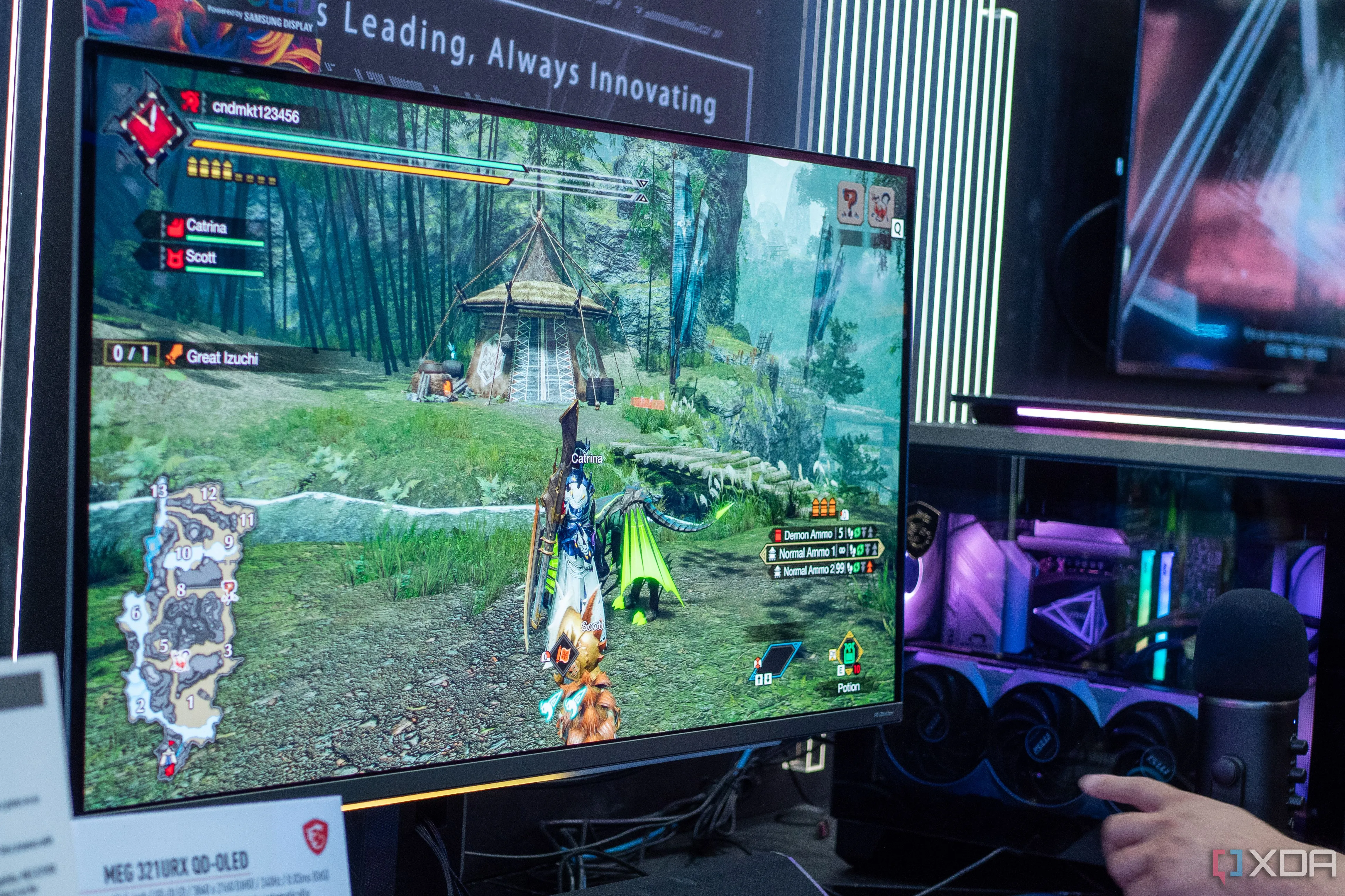 Màn hình MSI MEG 321URX QD-OLED được trưng bày tại Computex, một lựa chọn gaming cao cấp