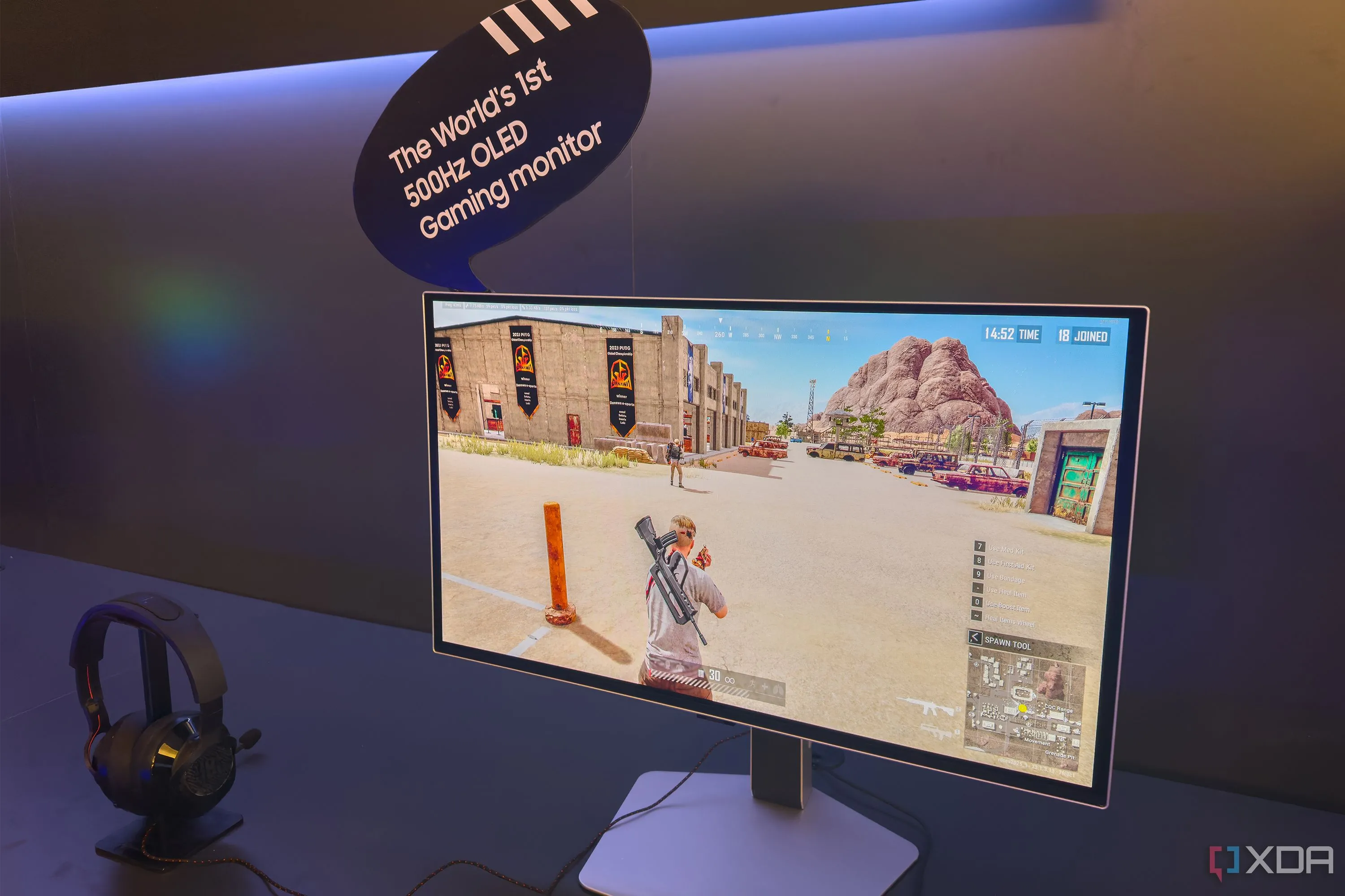 Màn hình Samsung Odyssey OLED G6 500Hz tại CES 2025
