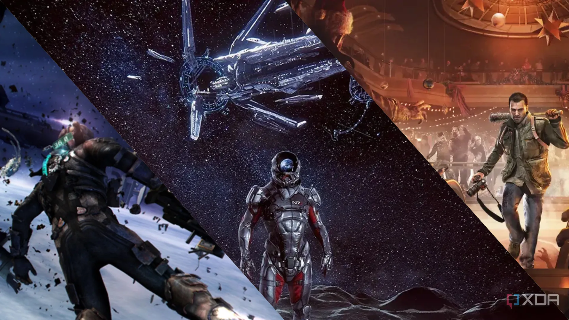 Một ảnh ghép gồm Dead Space 3, Mass Effect: Andromeda và Dead Rising 4, đại diện cho những tựa game từng gây thất vọng hoặc bị hủy bỏ, tương tự như số phận của Star Wars 1313.