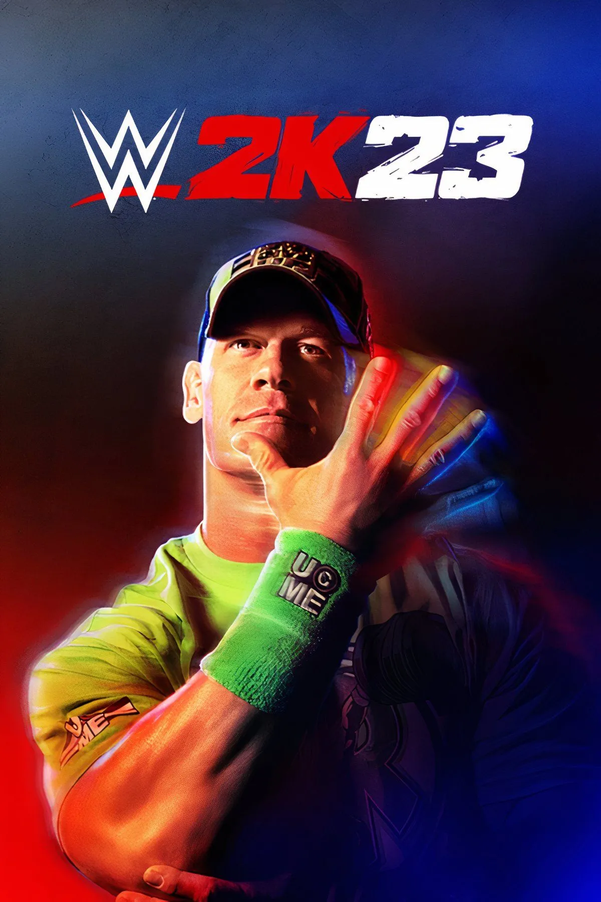 Một bức ảnh tổng hợp các đô vật và cảnh đấu từ WWE 2K23, thể hiện gameplay được đánh giá là an toàn nhưng chất lượng cao.
