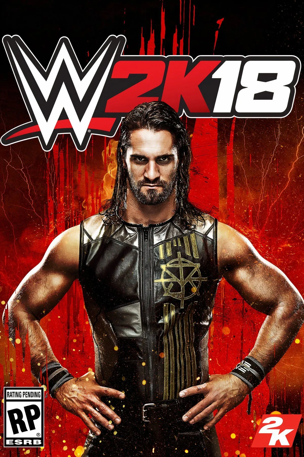 Một bức ảnh tổng hợp từ game WWE 2K18, thể hiện các trận đấu và đô vật, trong một phiên bản bị đánh giá là thiếu đổi mới.