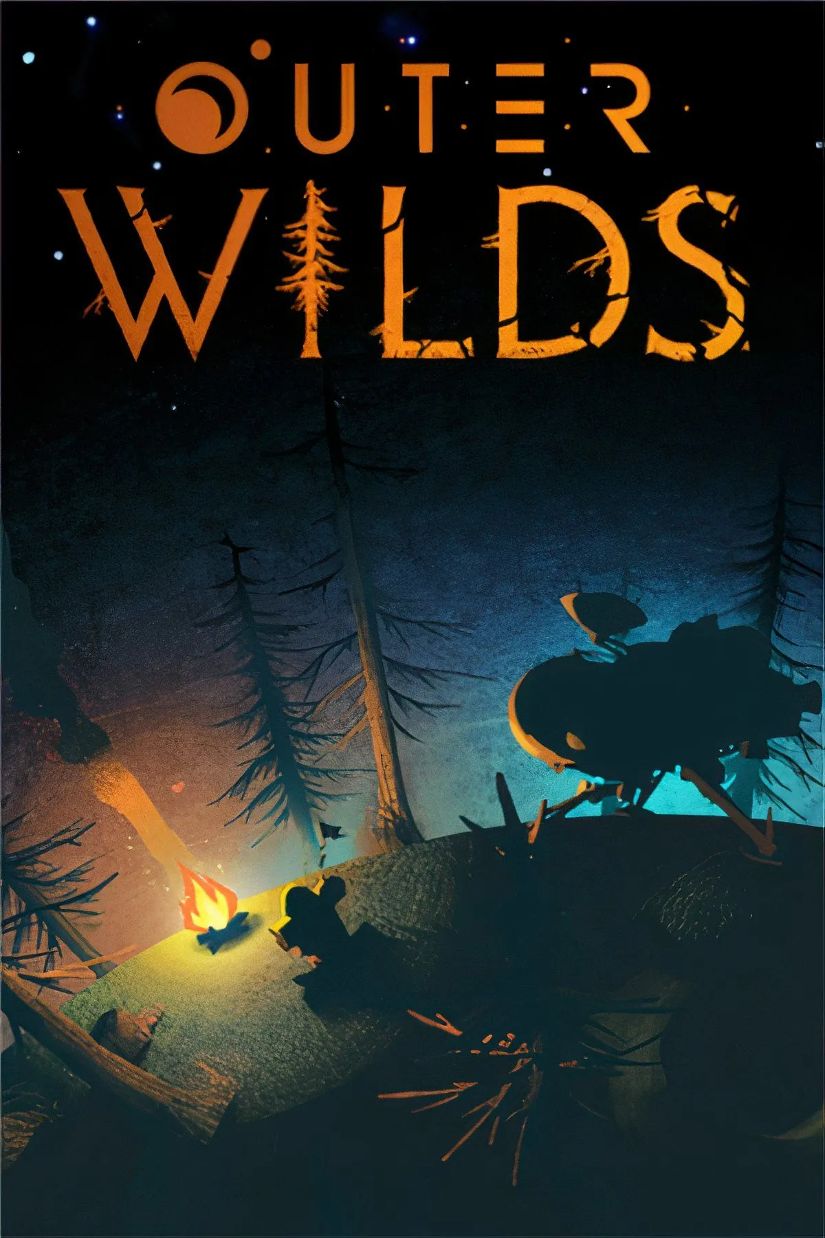 Một cảnh từ game Outer Wilds, hiển thị phi thuyền nhỏ đang bay qua hành tinh, nhấn mạnh yếu tố khám phá không gian và vòng lặp thời gian