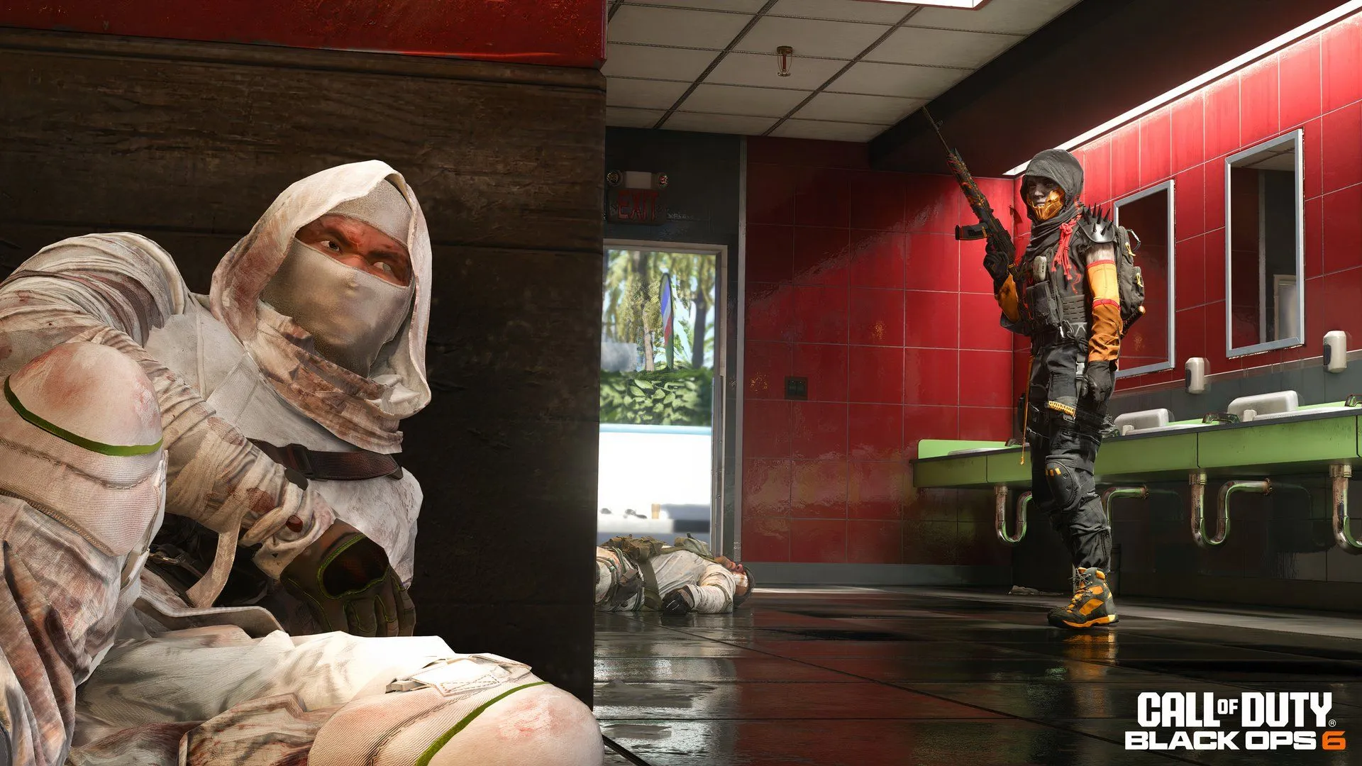 Một đặc nhiệm Call of Duty bị thương đang ẩn nấp, thể hiện sự căng thẳng của tình trạng gian lận trong game