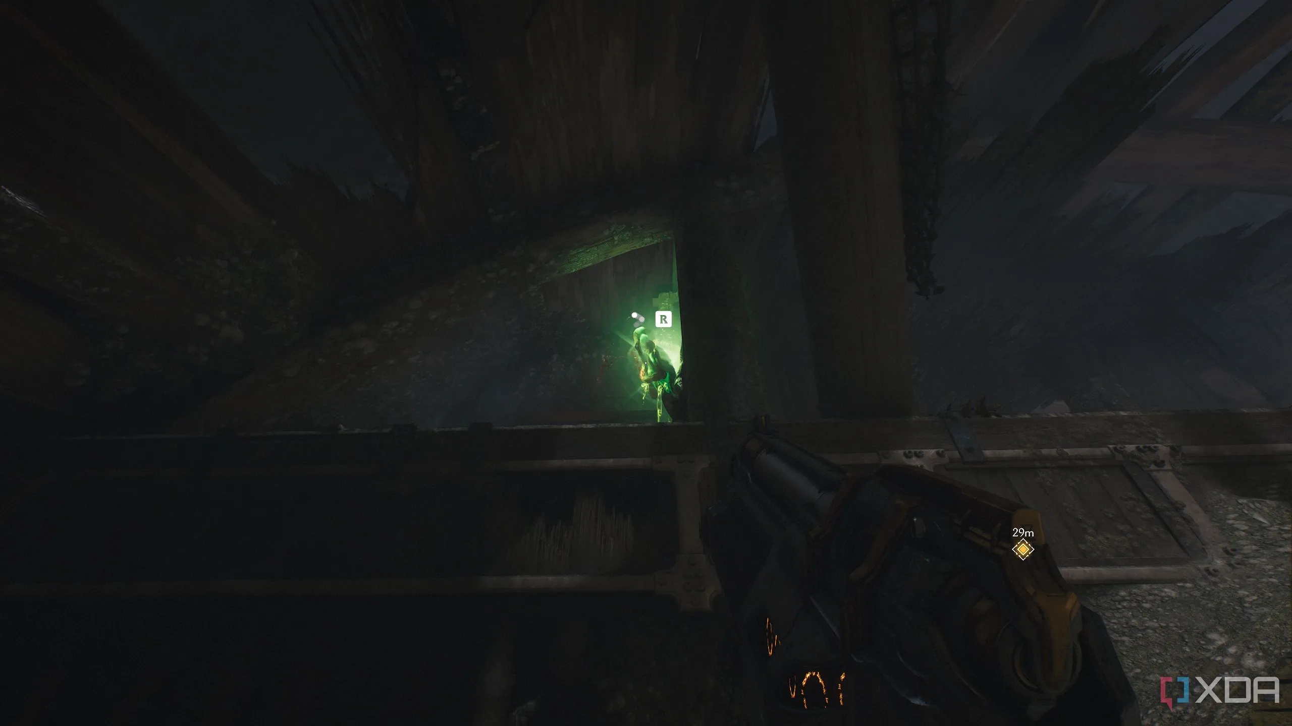 Một nút thịt xanh (green flesh node) trong Chapter 14 của Doom The Dark Ages