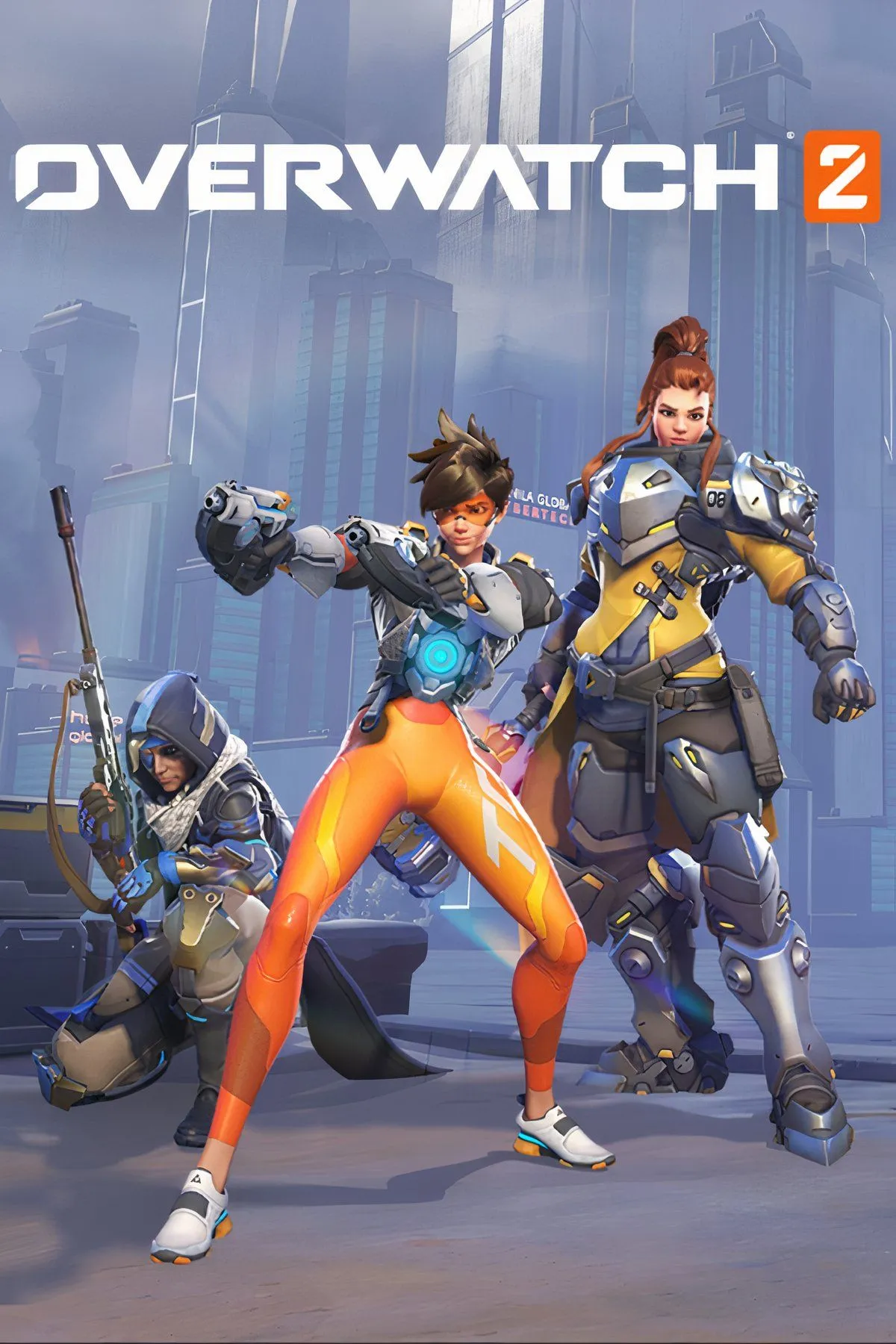 Một trận đấu trong Overwatch 2 với giao diện người chơi