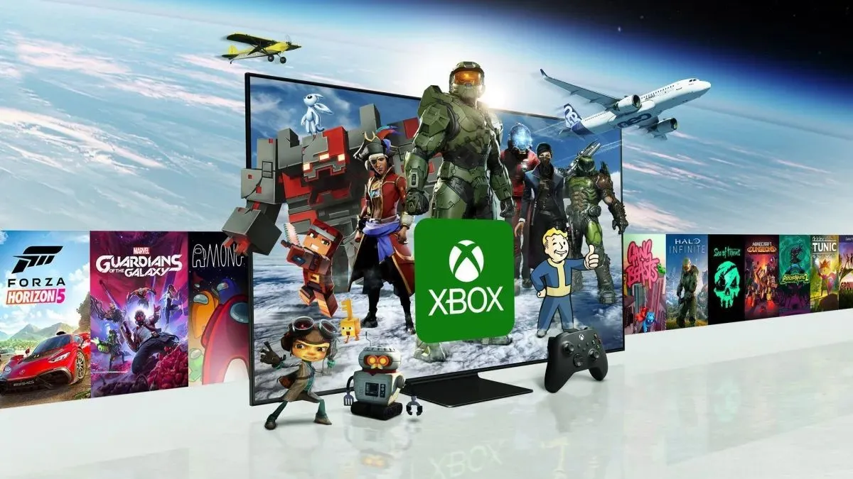 Người dùng trải nghiệm Xbox Cloud Gaming trên các thiết bị Samsung, thể hiện chiến lược Game Pass của Microsoft
