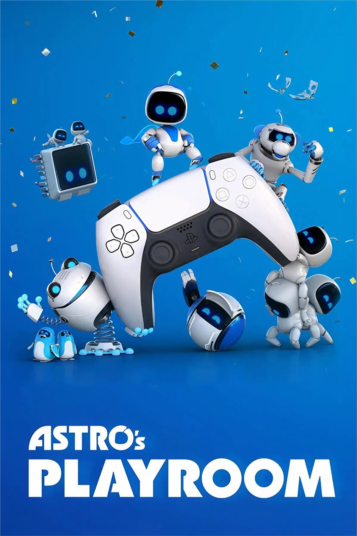 Nhân vật Astro Bot khám phá thế giới trong Astro's Playroom, game giới thiệu PS5 và DualSense