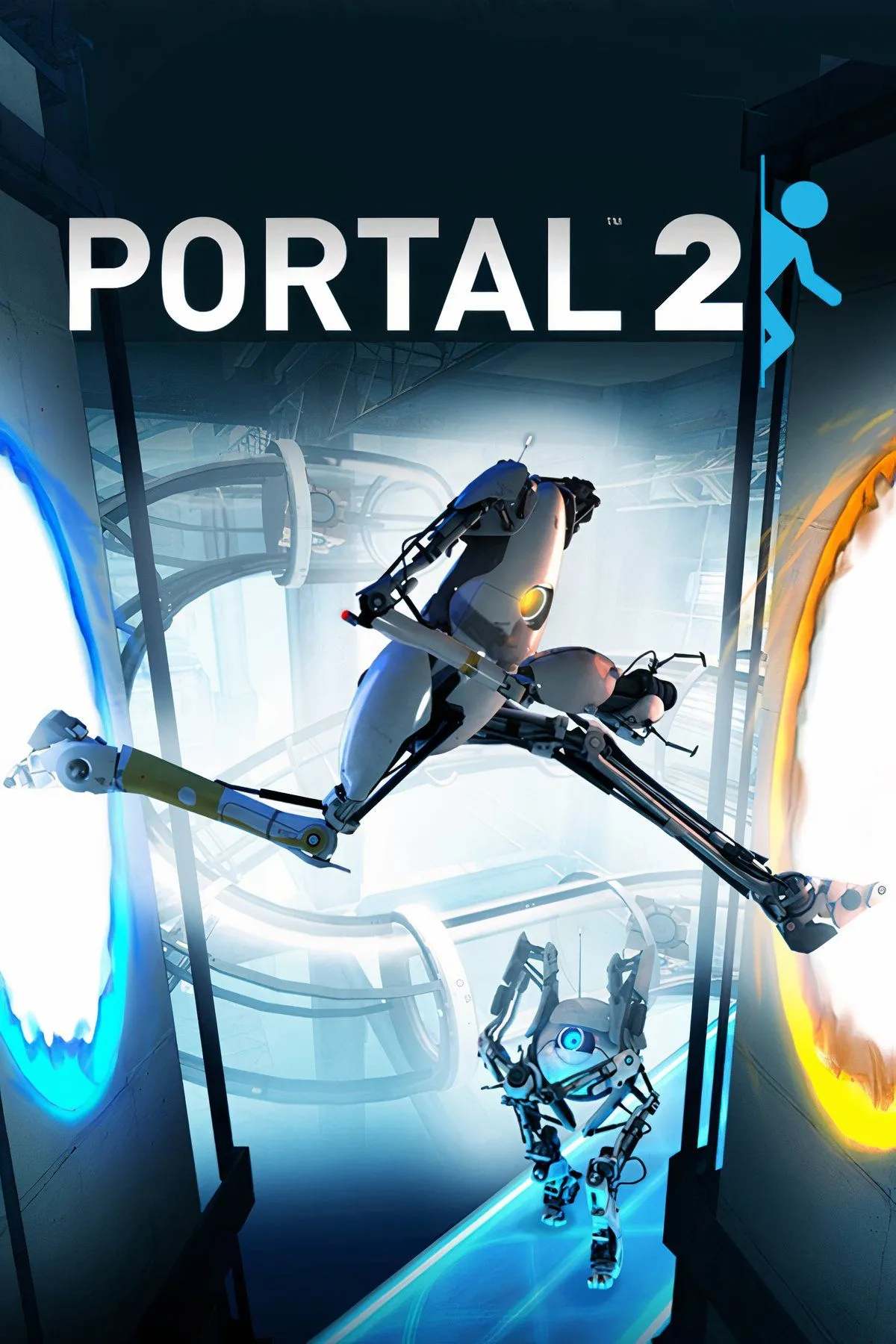 Nhân vật Chell sử dụng súng portal trong game Portal 2, giải đố bằng cách dịch chuyển giữa các không gian