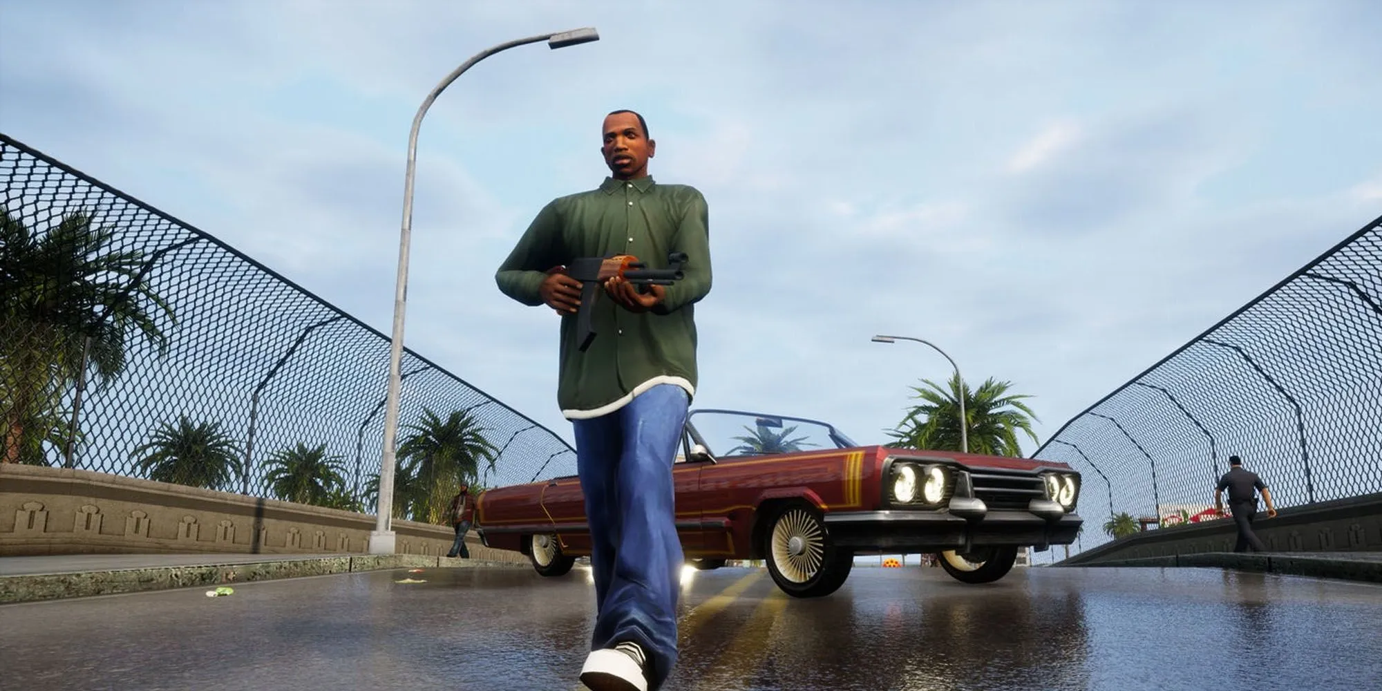 Nhân vật chính Carl Johnson (CJ) từ Grand Theft Auto San Andreas