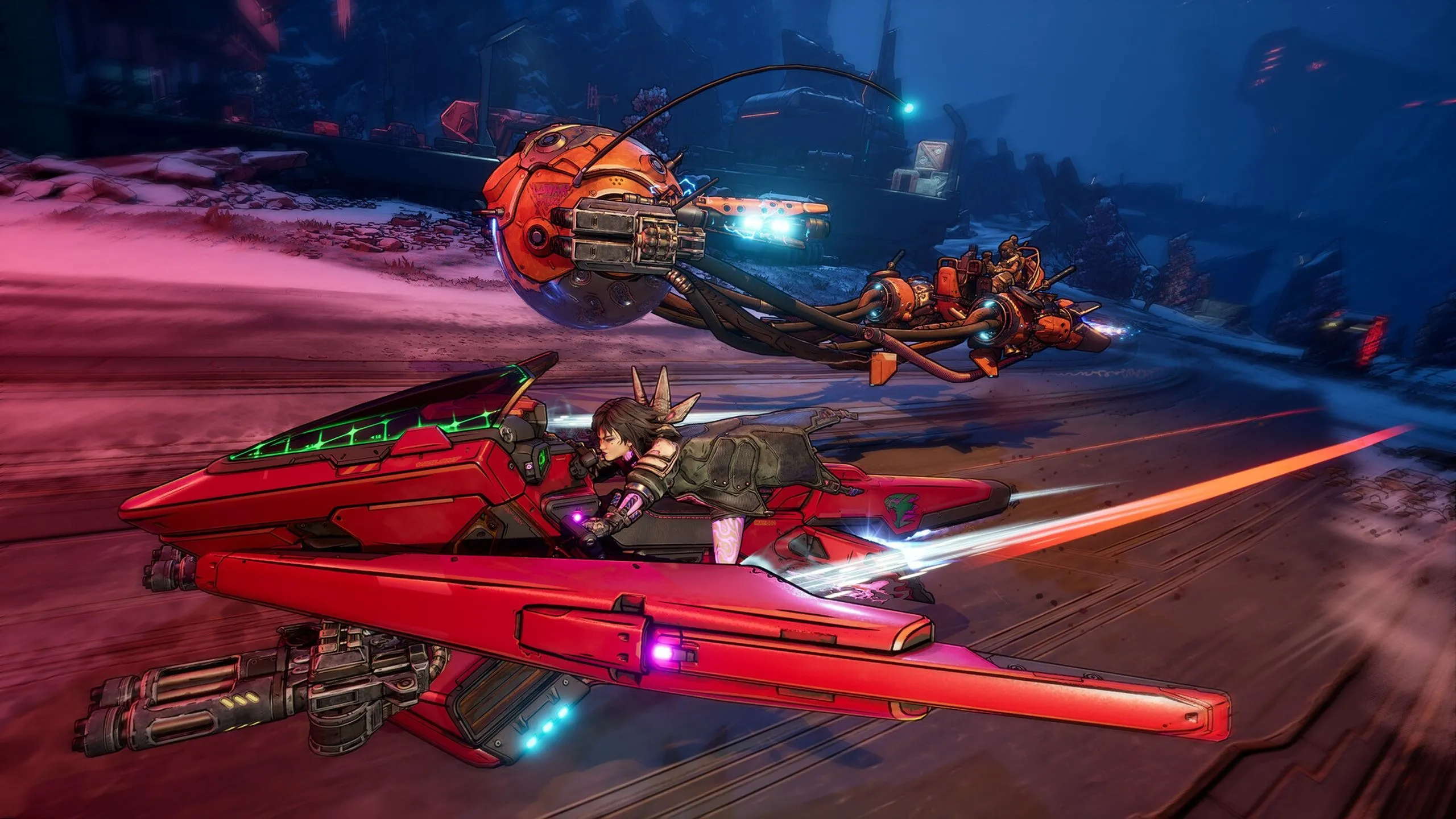 Nhân vật digirunner trong Borderlands 4 đang di chuyển