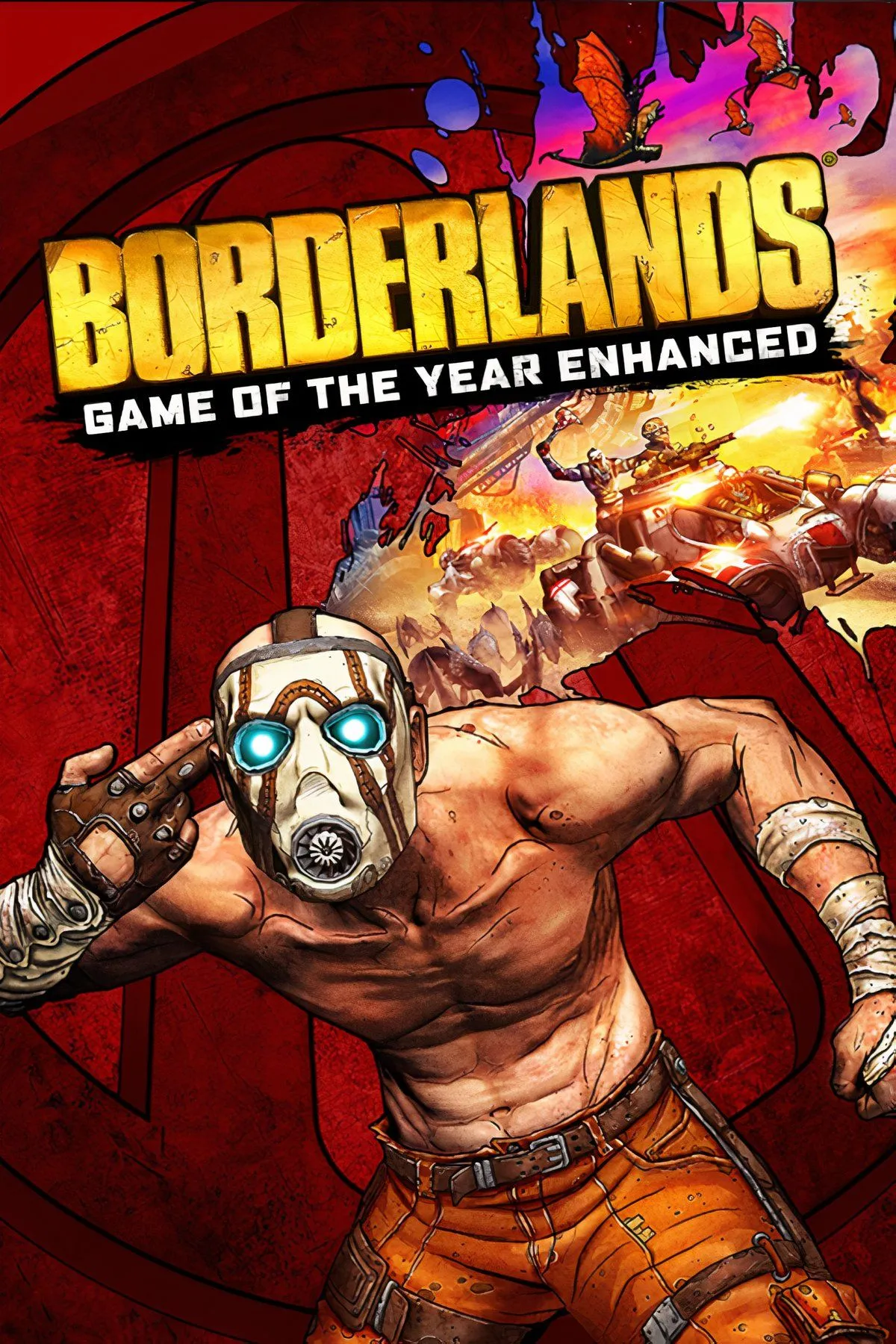 Những cảnh chiến đấu và khám phá trong game bắn súng Borderlands với chế độ chia đôi màn hình