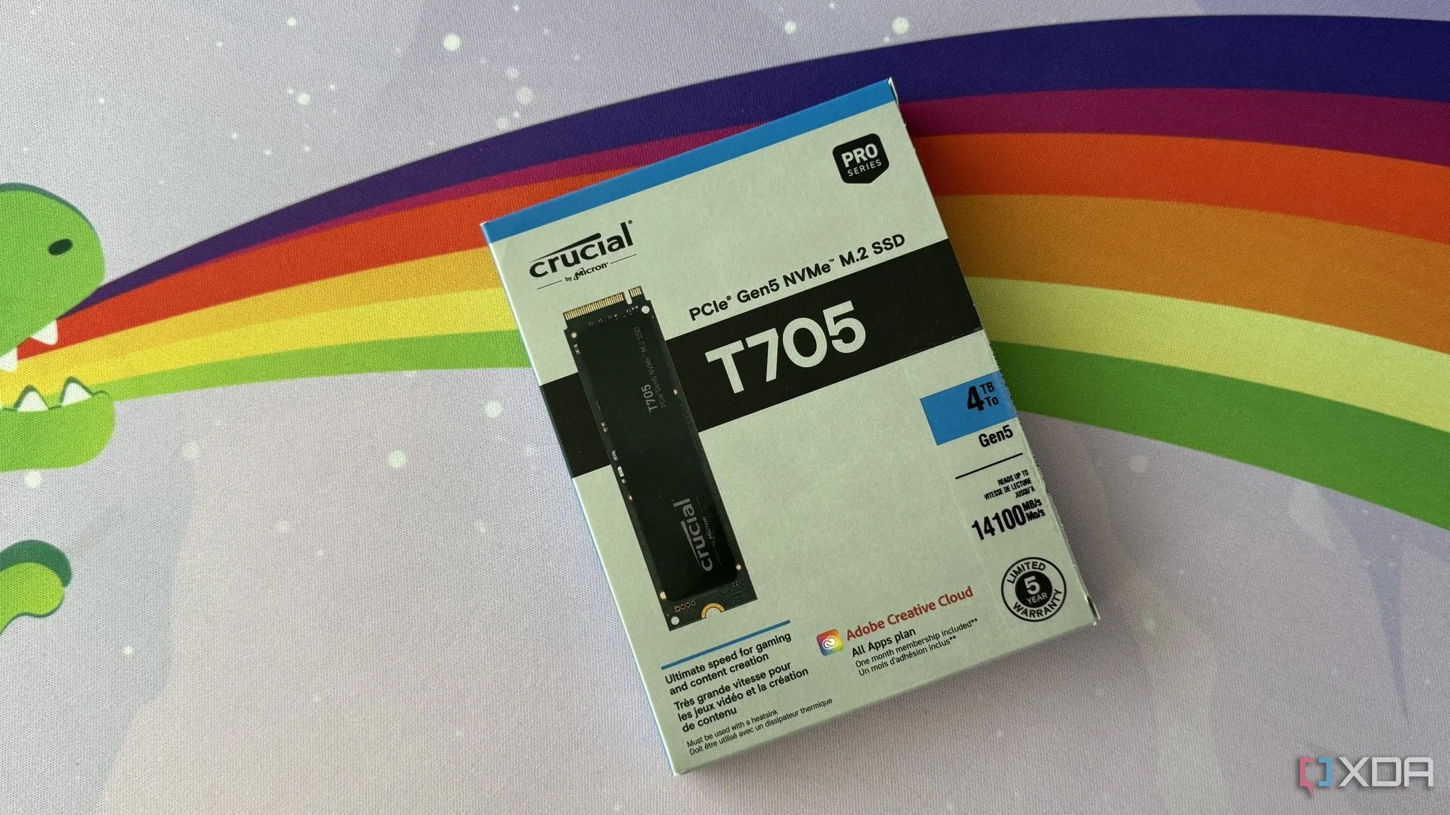 Ổ cứng SSD Crucial T705 Gen5 với tốc độ siêu nhanh