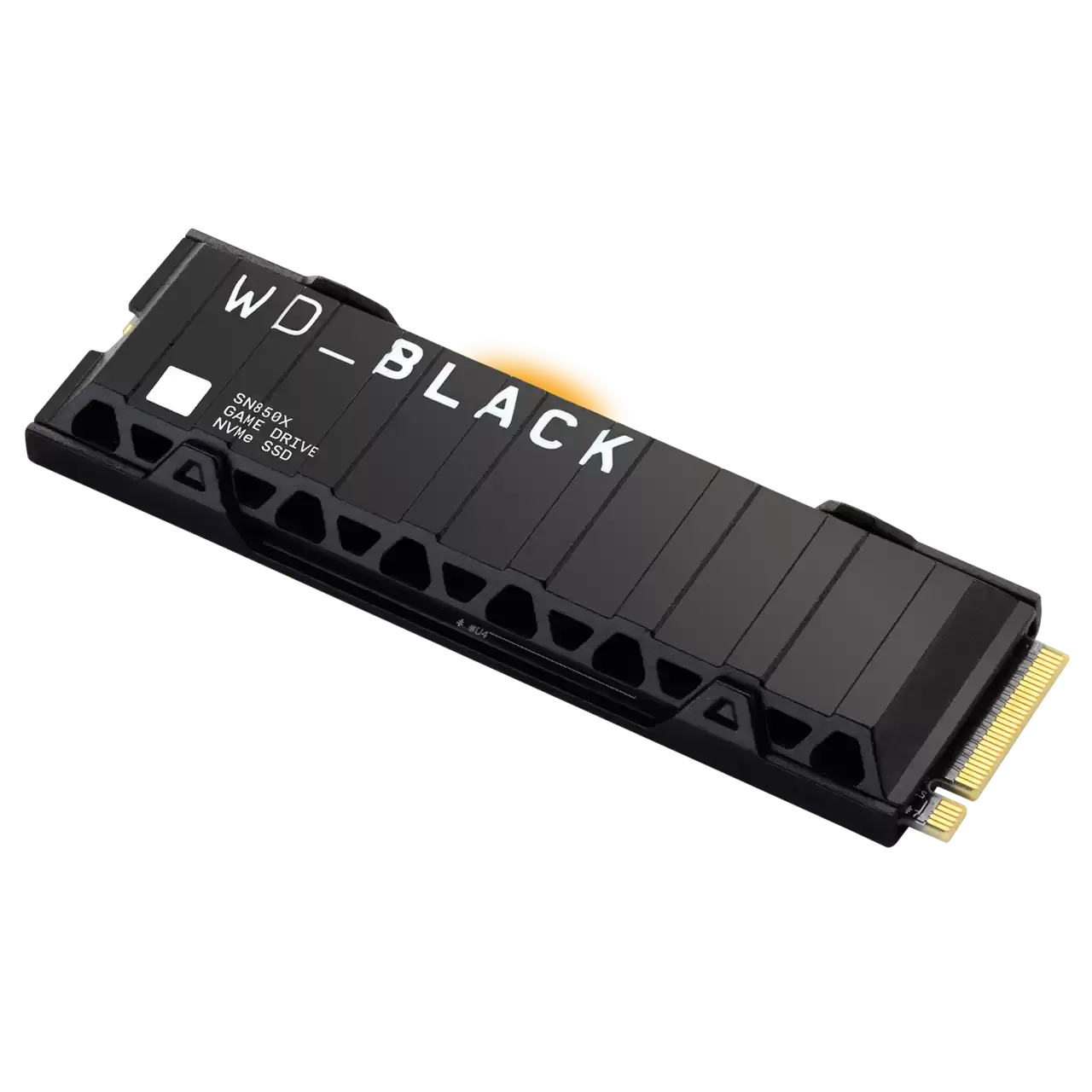 Ổ cứng SSD WD Black SN850X có tản nhiệt màu đen