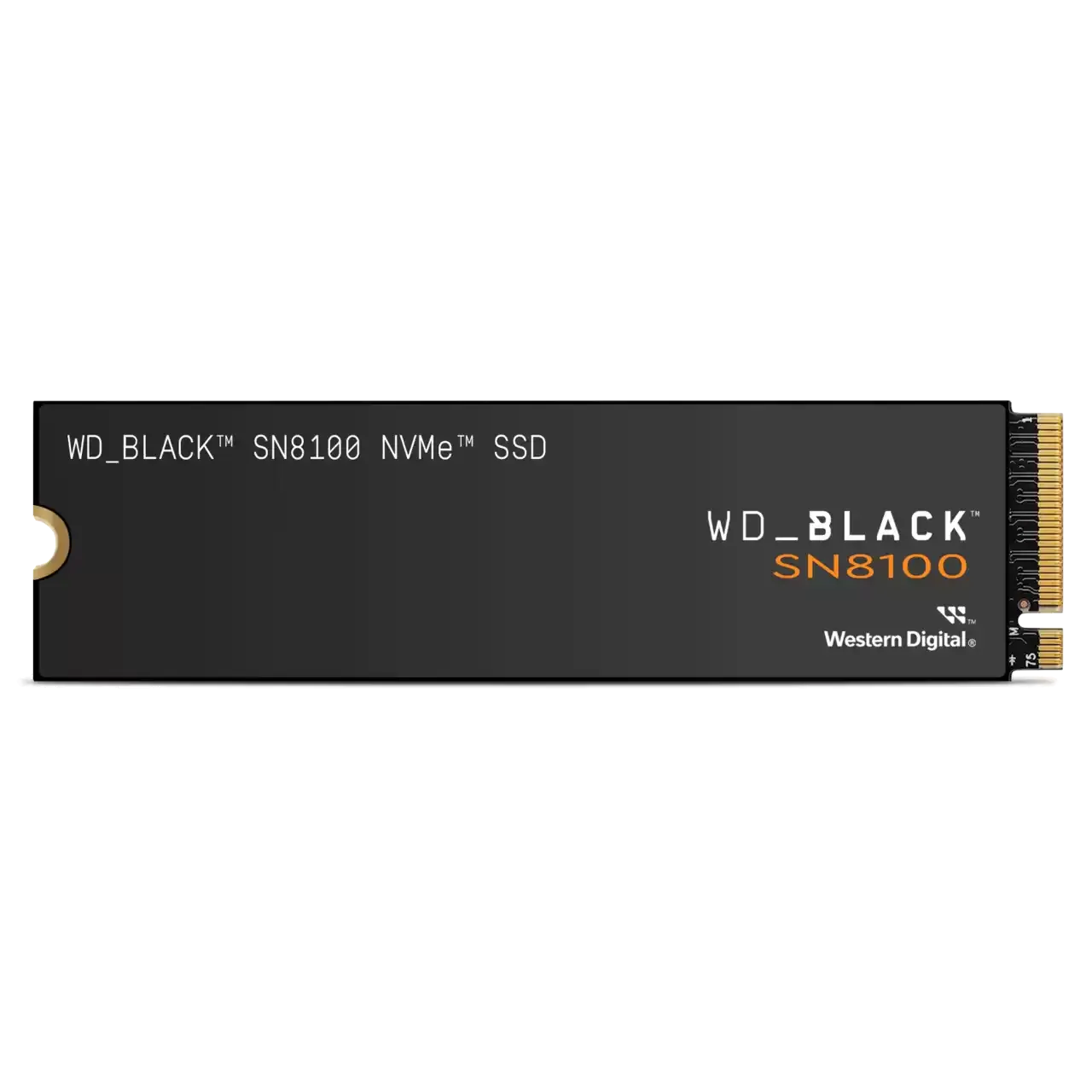 Ổ cứng SSD WD_Black SN8100 NVMe PCIe 5.0 với thiết kế mặt trước