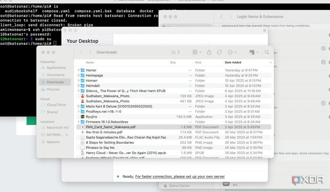 Phiên làm việc RustDesk đang hoạt động, minh họa tính năng điều khiển máy tính từ xa mượt mà
