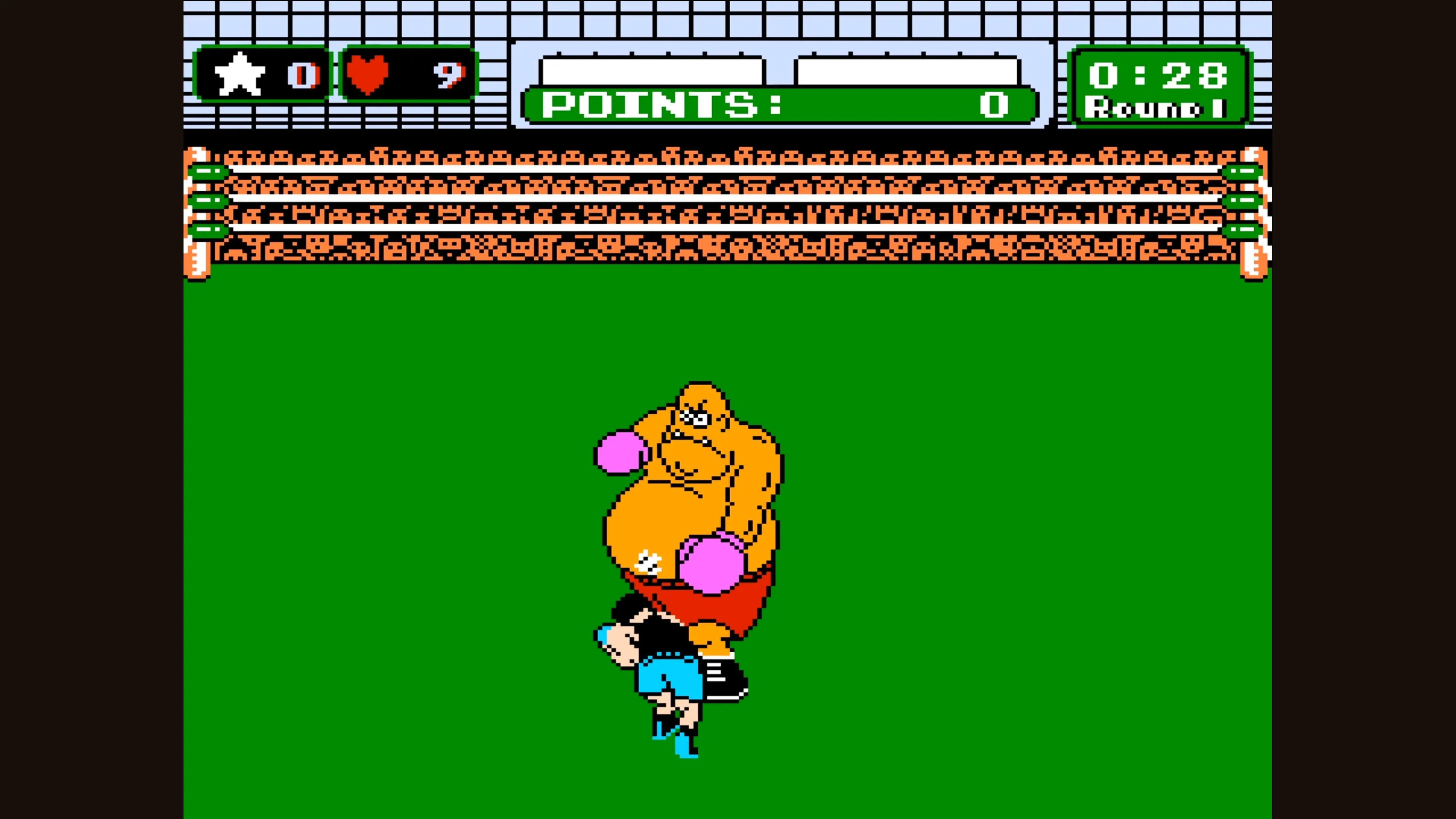 punch out little mac fighting a large man