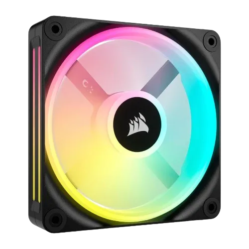 Quạt tản nhiệt Corsair iCUE LINK QX120 RGB với hệ thống kết nối daisy-chain độc quyền, giúp giảm thiểu cáp