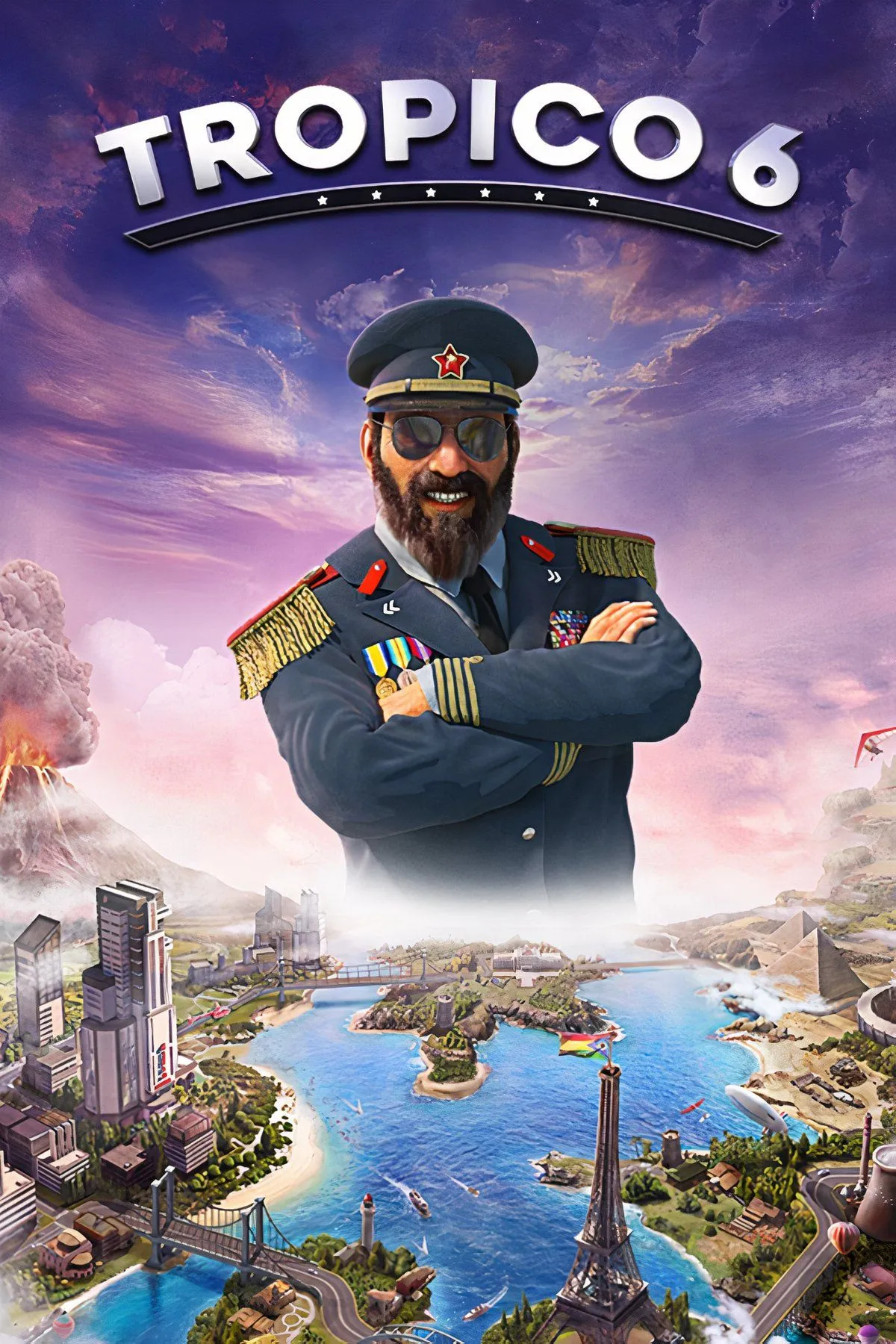 Quốc đảo Tropico trong game Tropico 6 với kiến trúc độc đáo và cảnh quan nhiệt đới