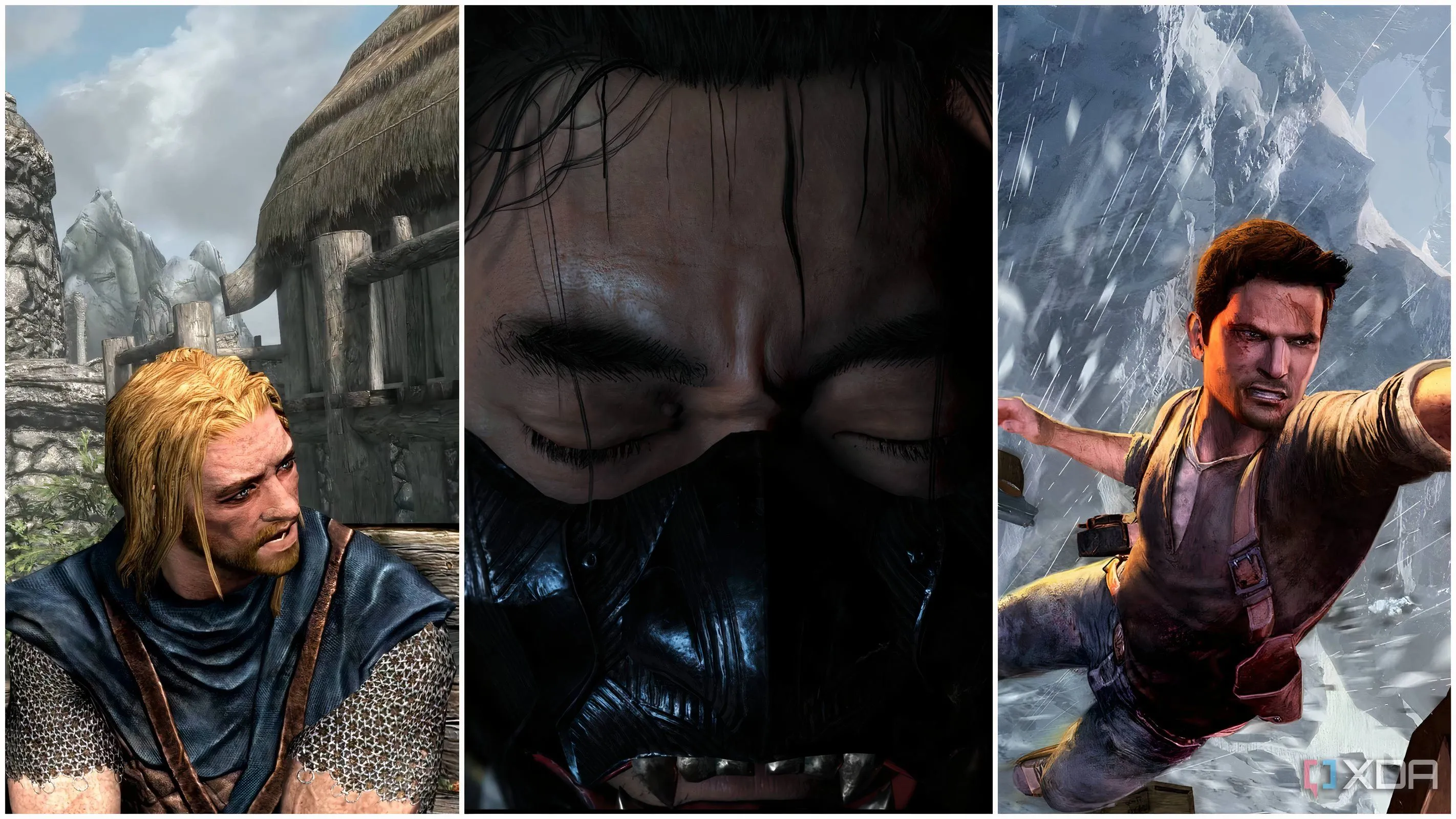 Ralof từ Skyrim, Jin Sakai từ Ghost of Tsushima và Nathan Drake từ Uncharted 2, những nhân vật biểu tượng trong thế giới game