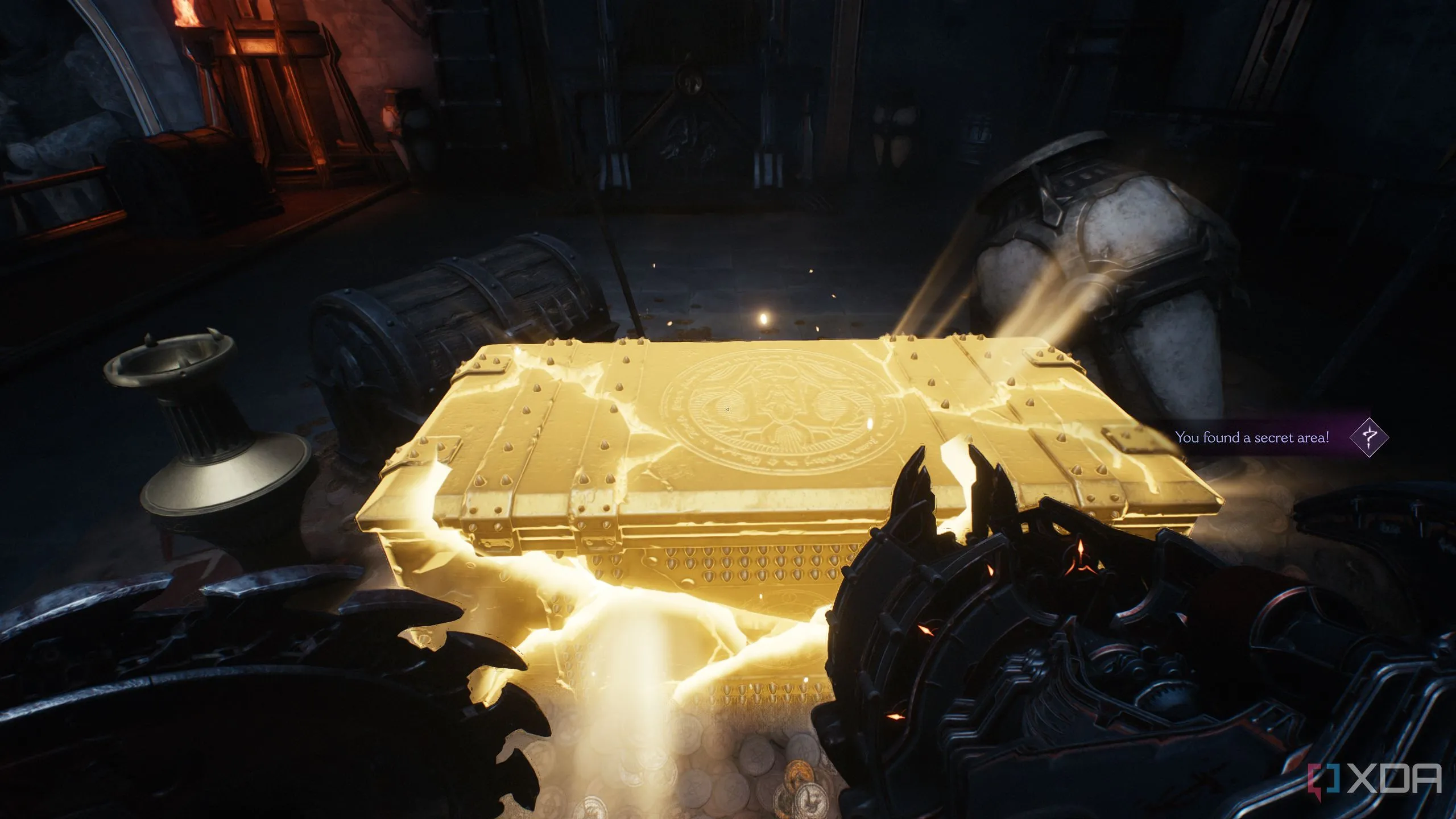 Rương vàng ẩn trong khu vực bí mật của Chapter 4 Doom The Dark Ages.