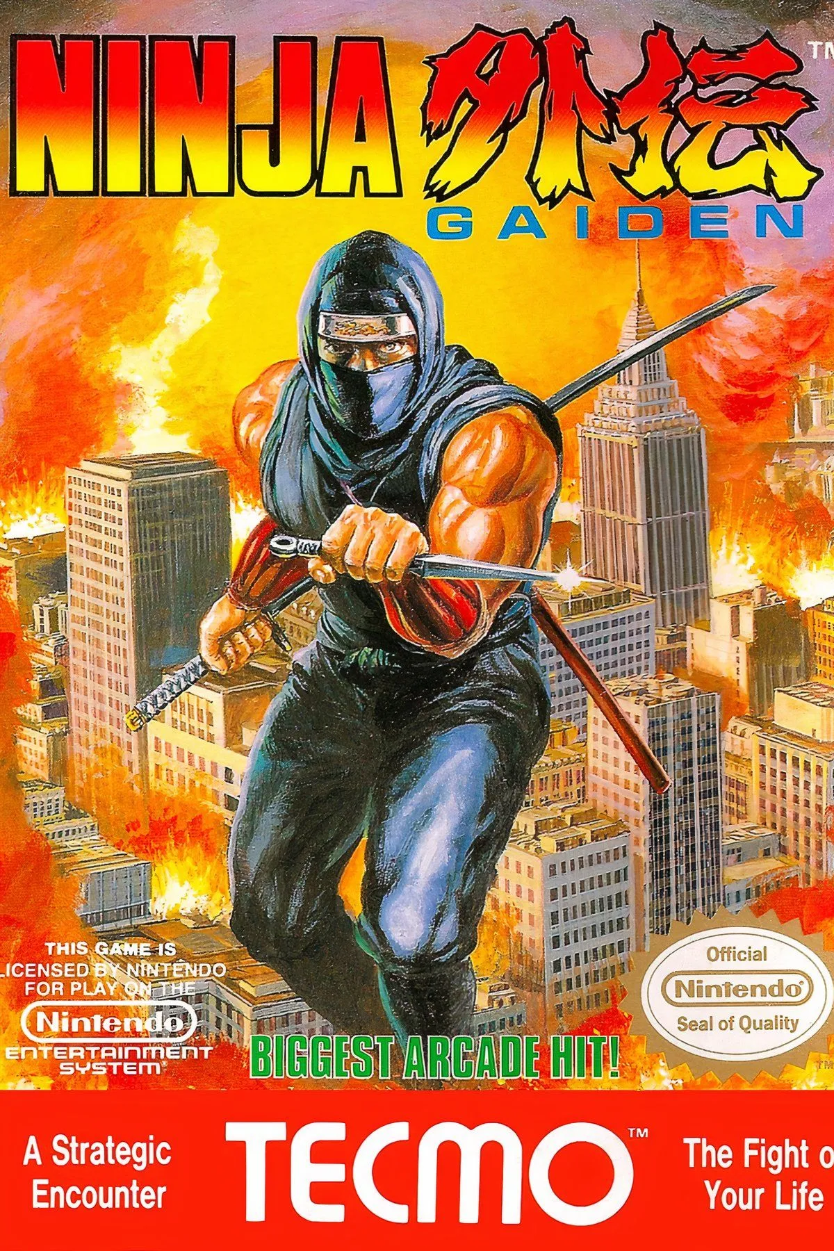 Ryu Hayabusa, nhân vật chính của Ninja Gaiden, sẵn sàng chiến đấu