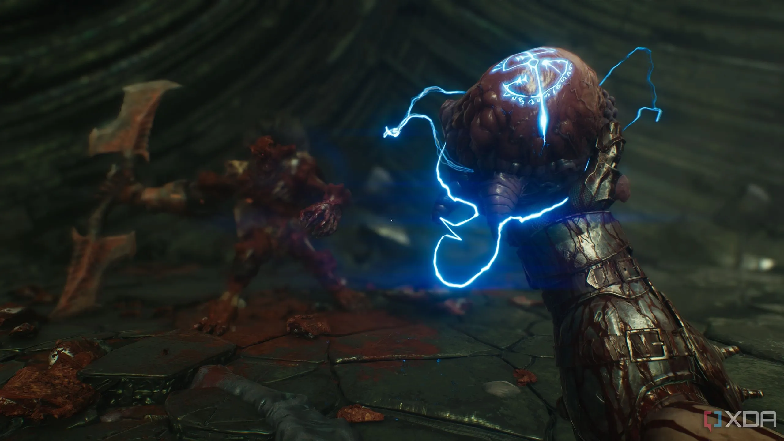 Slayer cầm Tinh Hoa Quỷ tăng tối đa máu trong Chương 15 Doom The Dark Ages.