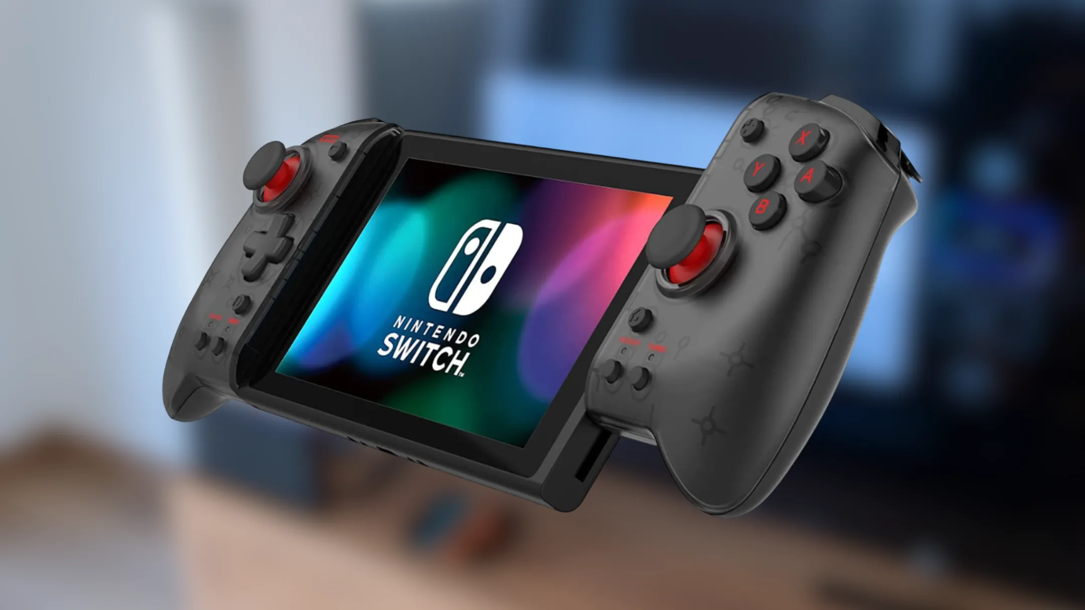 So sánh kích thước tay cầm Hori Split Pad Pro và Joy-Con gốc